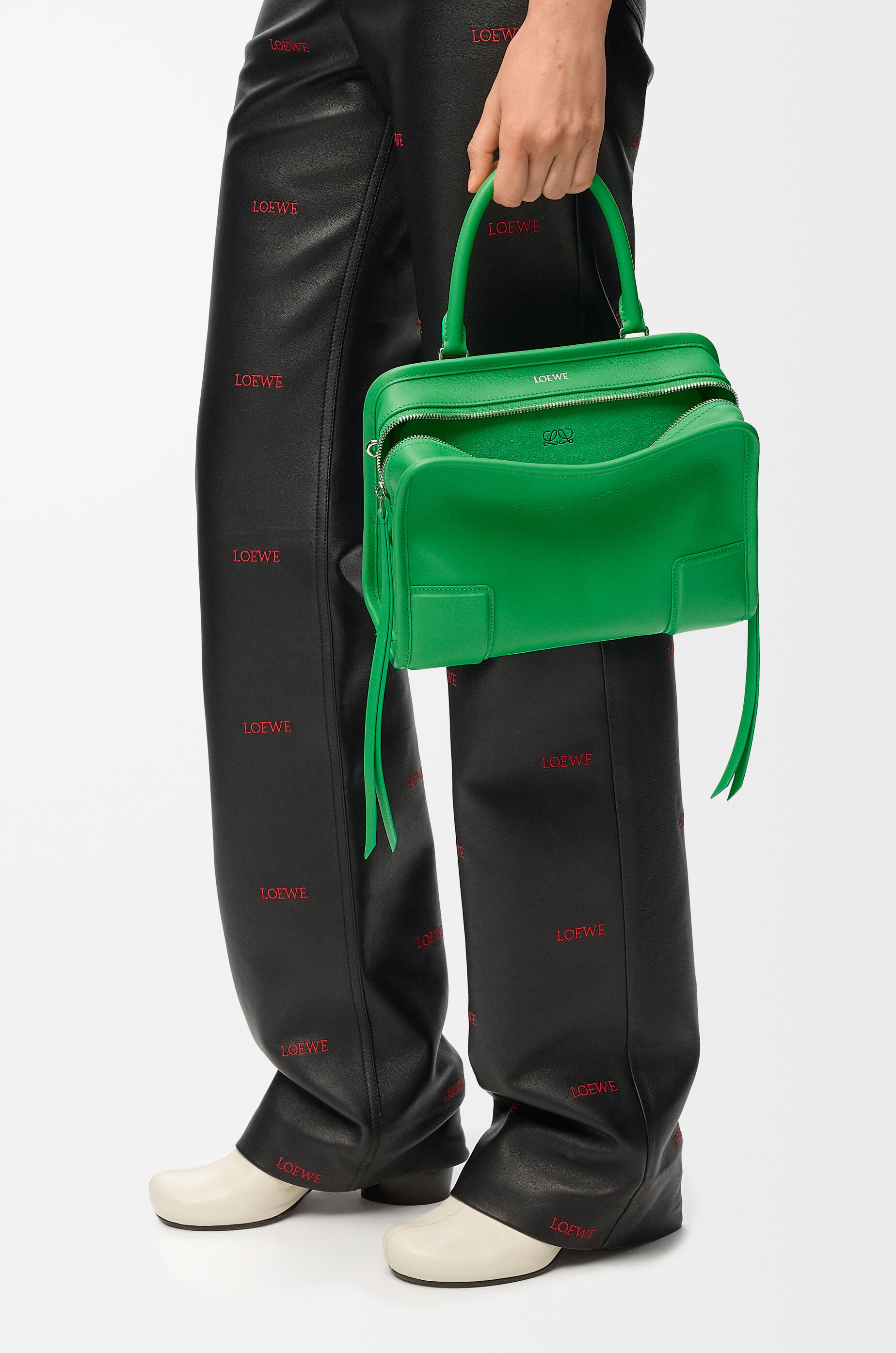 LOEWE Small Amazona 180 bag in soft calfskin Clover Green