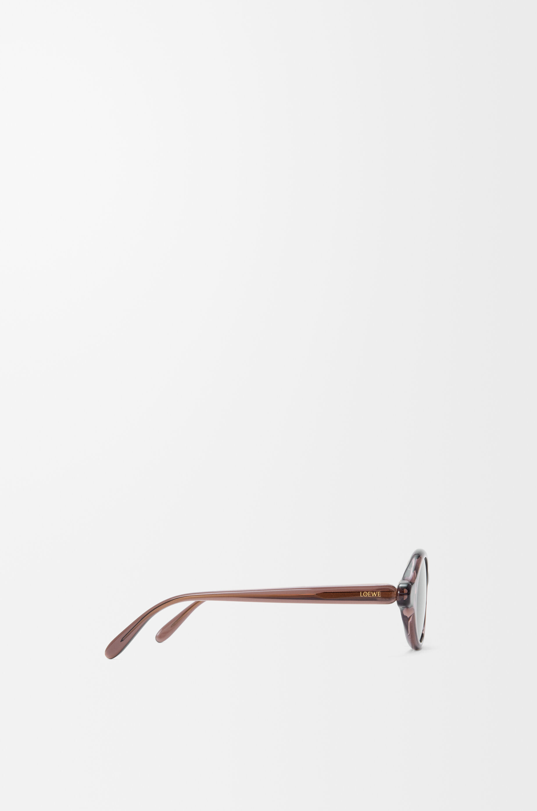LOEWE Epsilon Slim sunglasses Transparent Brown