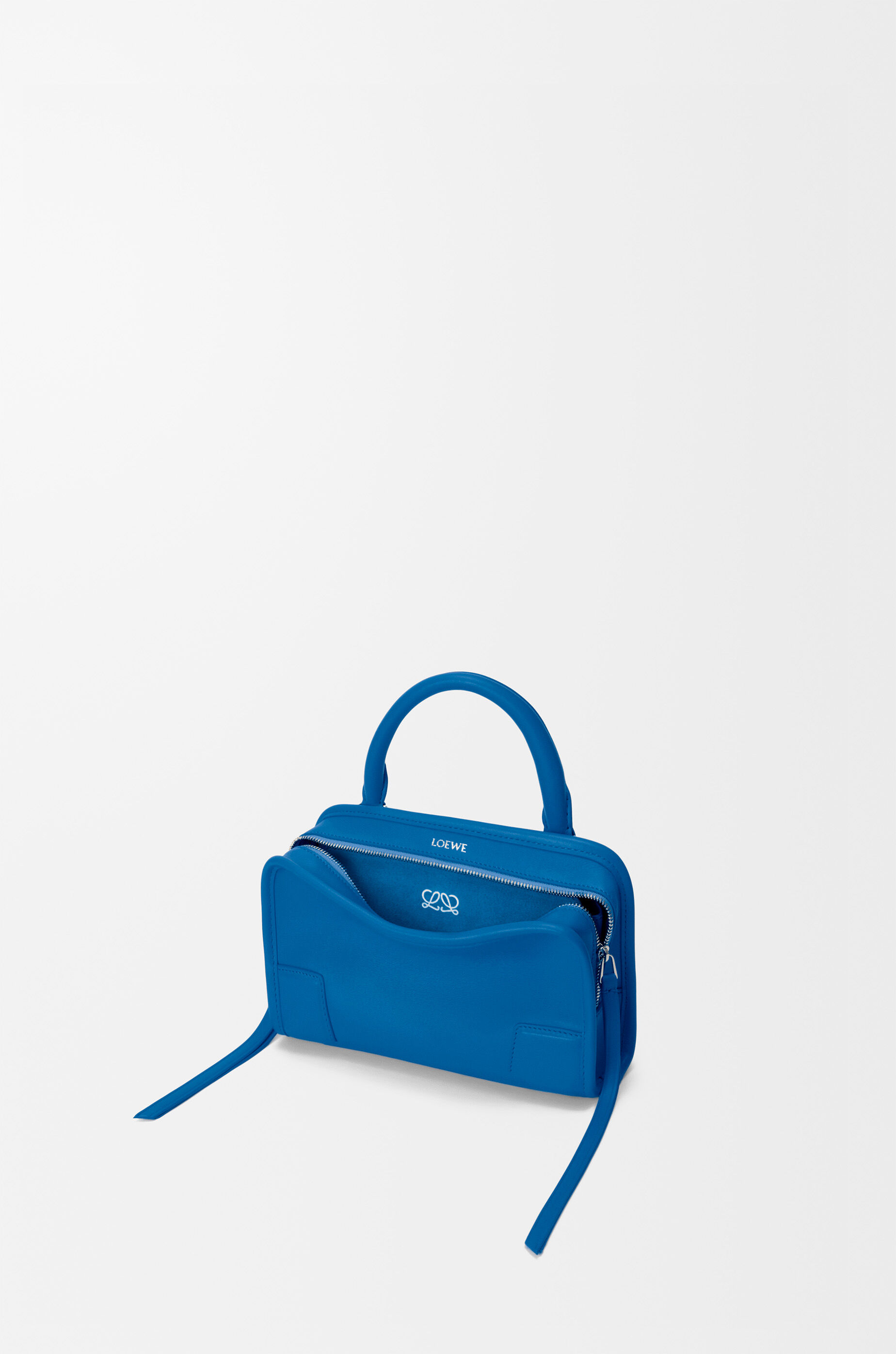 LOEWE Mini Amazona 180 bag in soft calfskin Royal Azur
