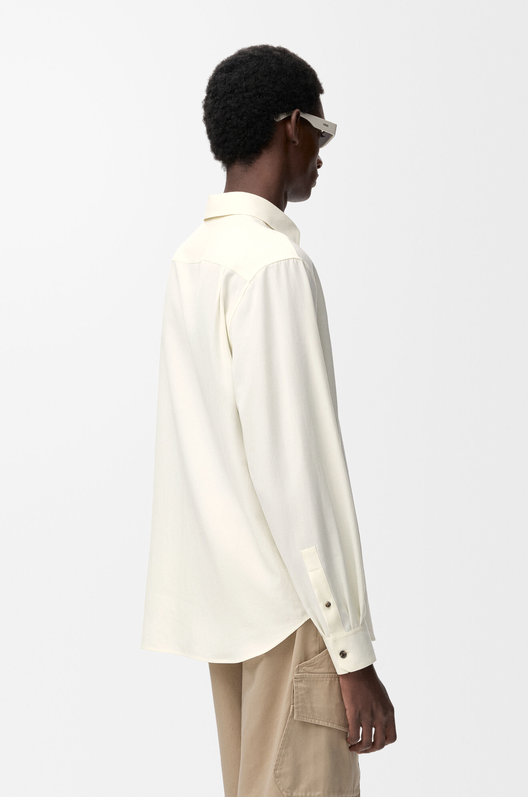 LOEWE Shirt in lyocell Ivory