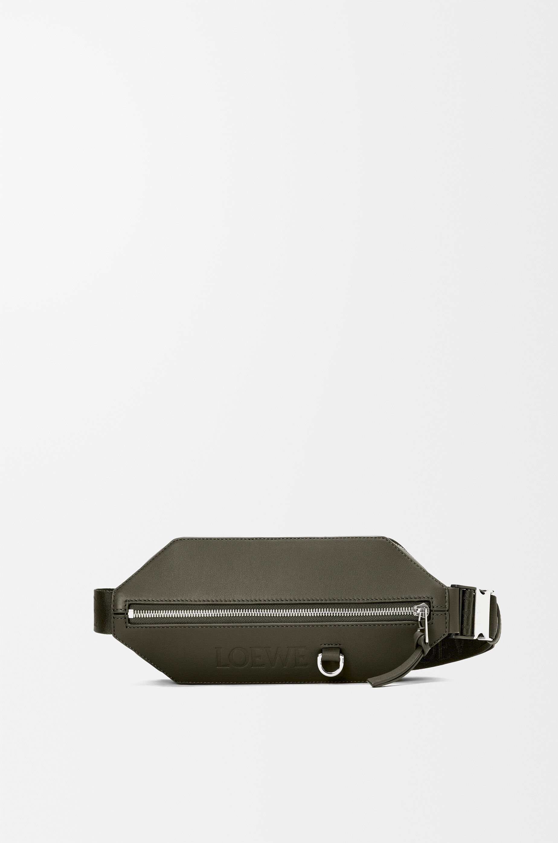 LOEWE Convertible sling in classic calfskin Dark Khaki