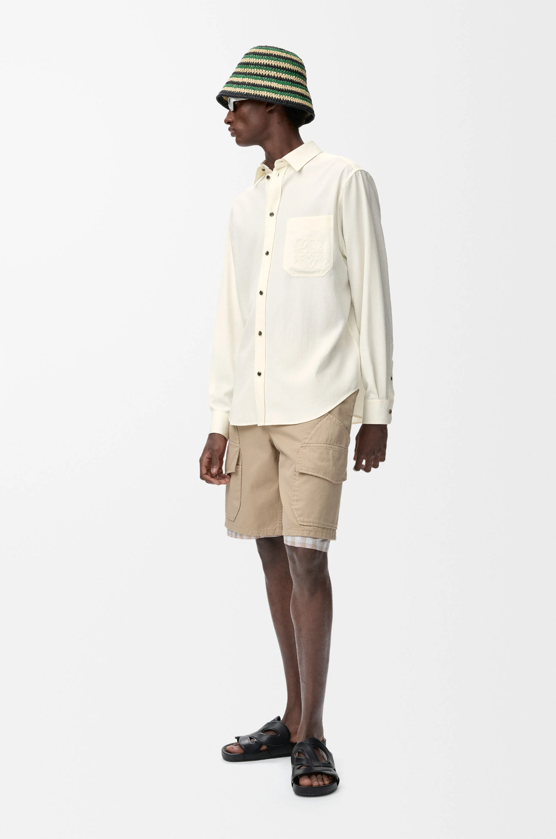 LOEWE Shirt in lyocell Ivory
