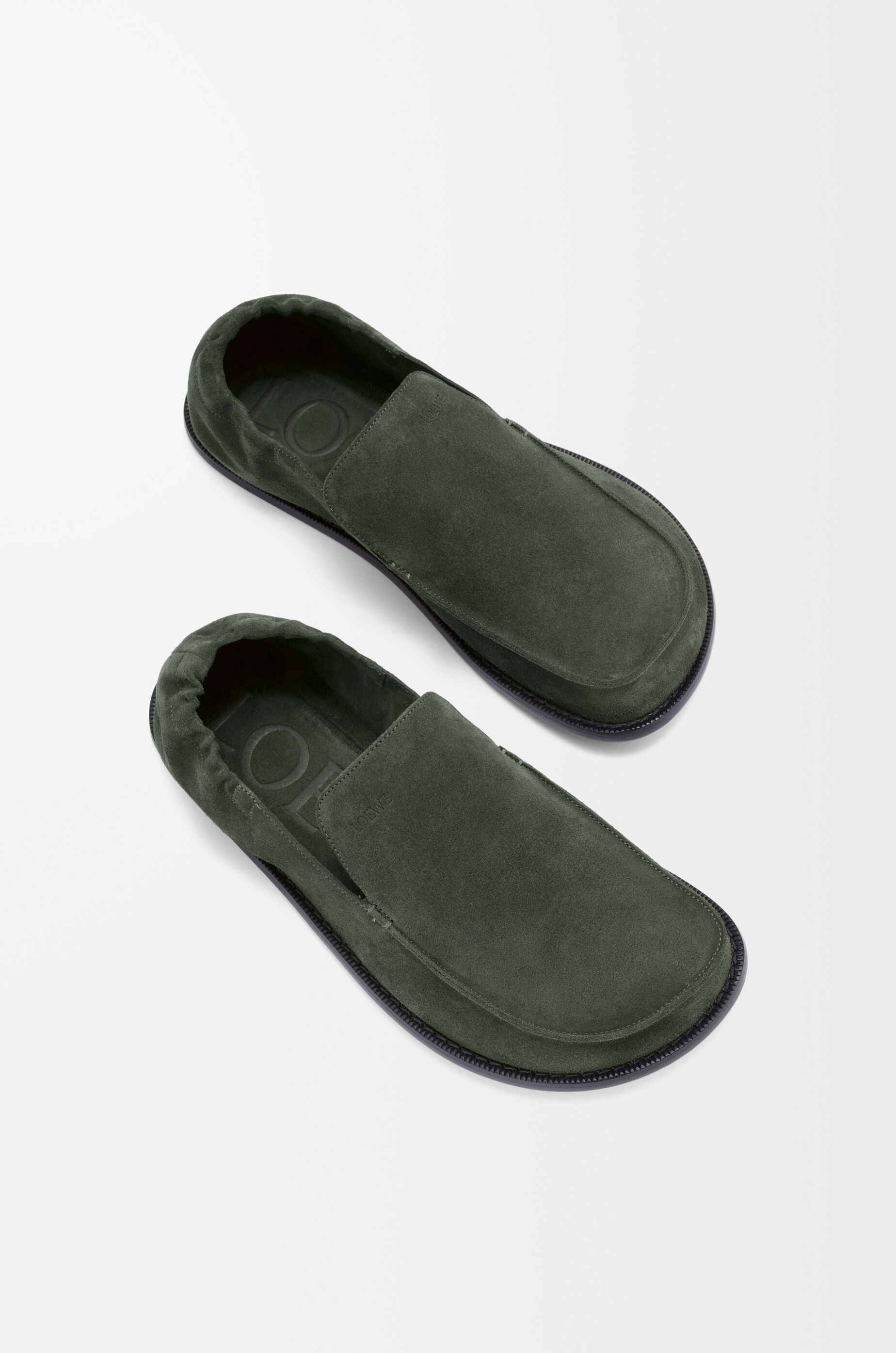 LOEWE Flex loafer in suede Sage