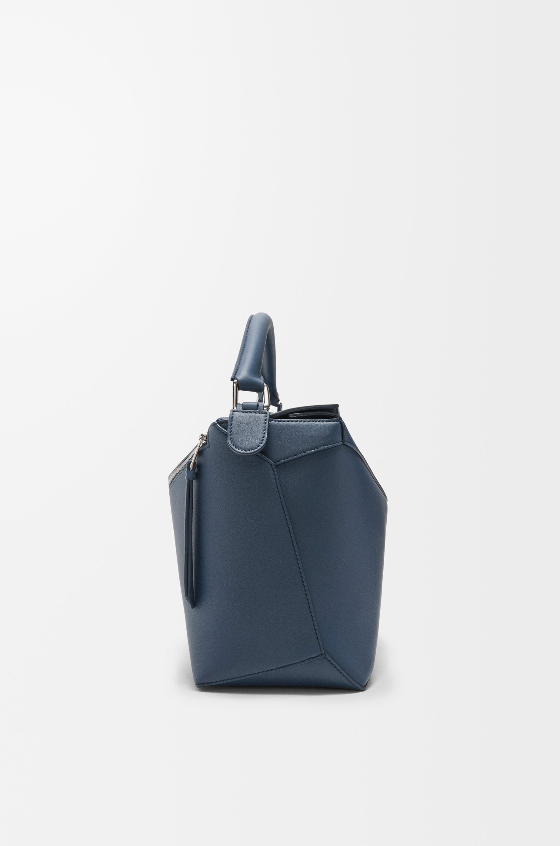 LOEWE Large Puzzle Edge bag in classic calfskin Indigo Dye