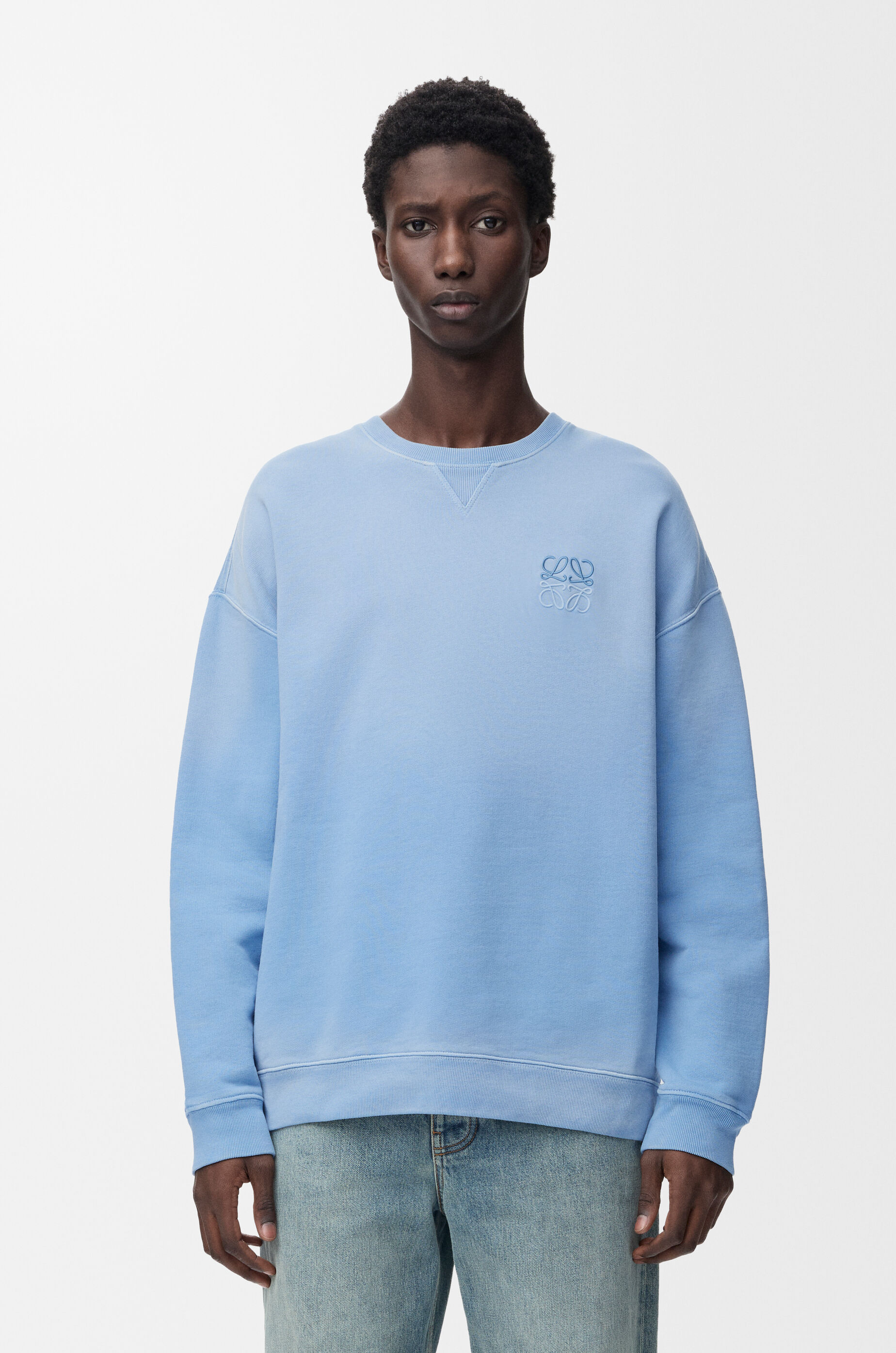 LOEWE Sweatshirt in cotton Blue