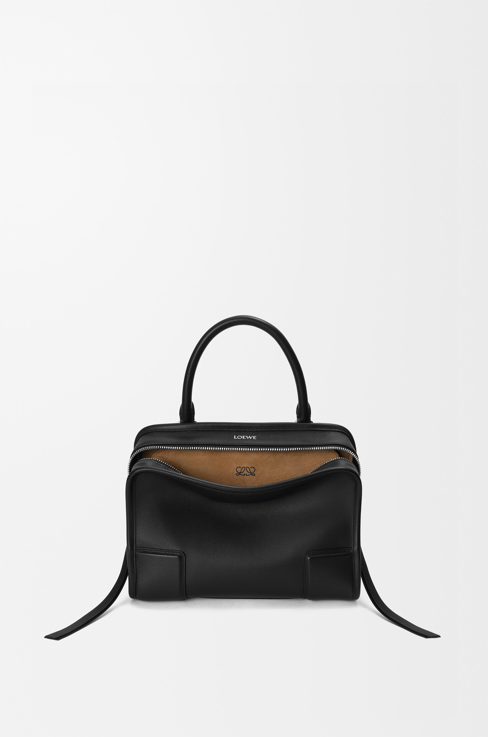 LOEWE Small Amazona 180 bag in soft calfskin Black
