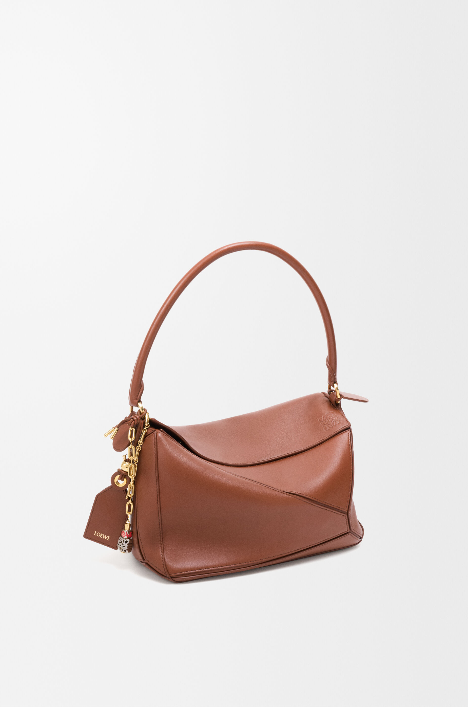 LOEWE Anagram Bombé dice Silver/Pink
