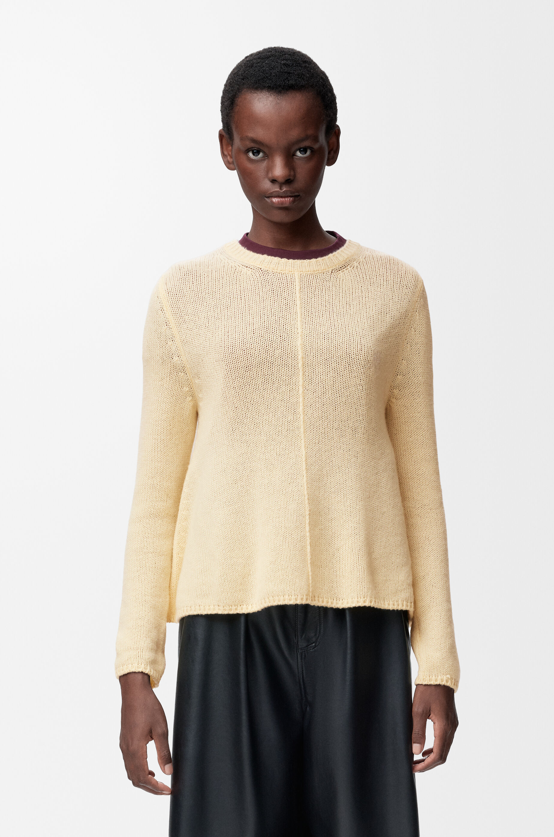 LOEWE Sweater in cashmere Ecru