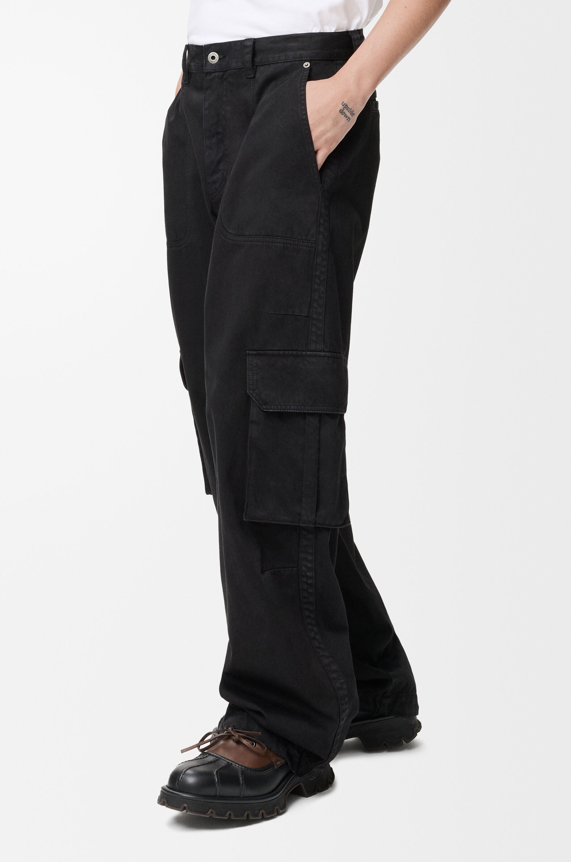 LOEWE Cargo trousers in cotton Black