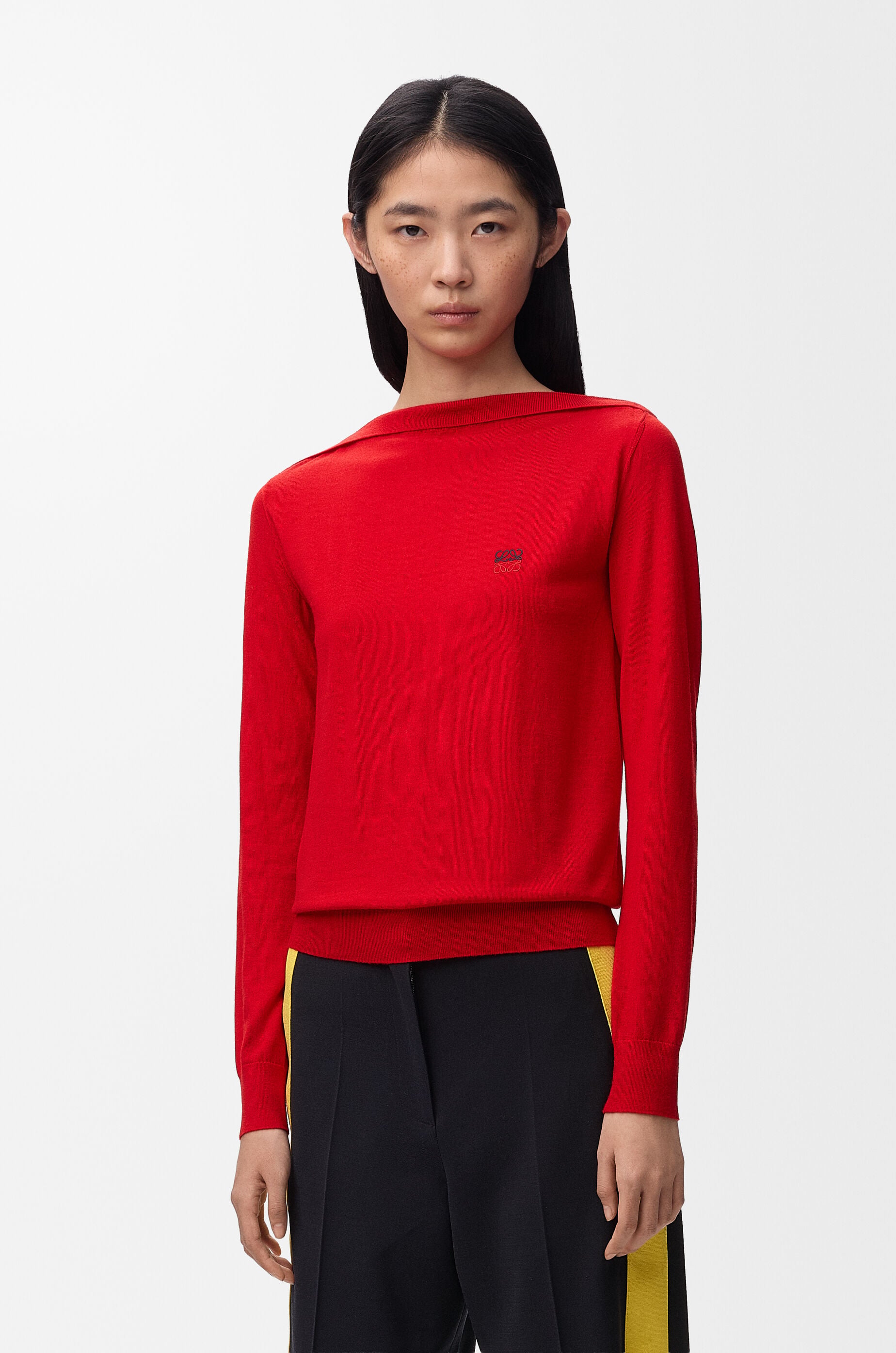 LOEWE Sweater in merino wool Red