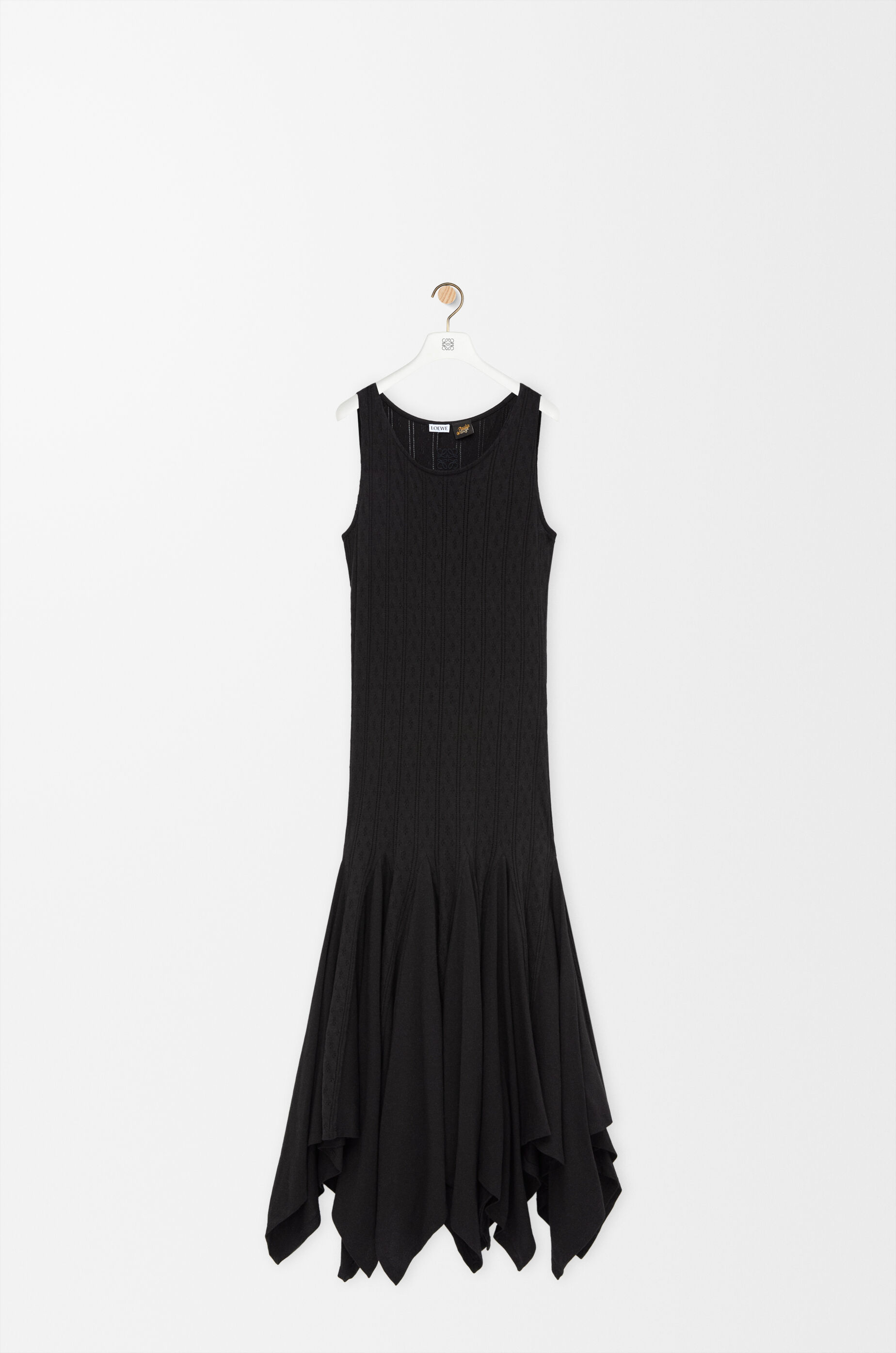 LOEWE Tank dress in cotton Black