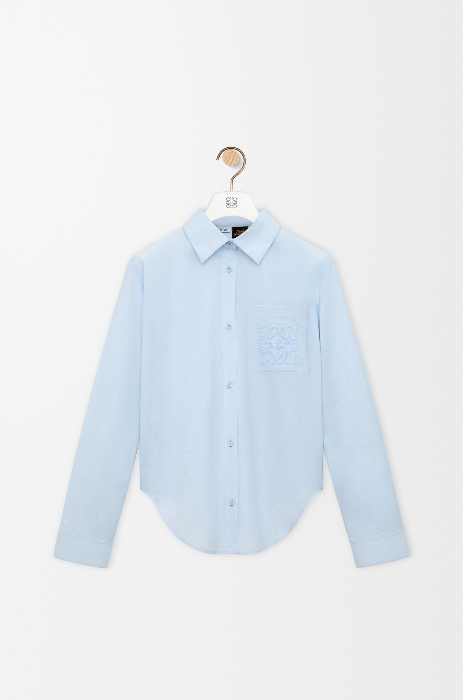 LOEWE Shirt in cotton blend Light Blue