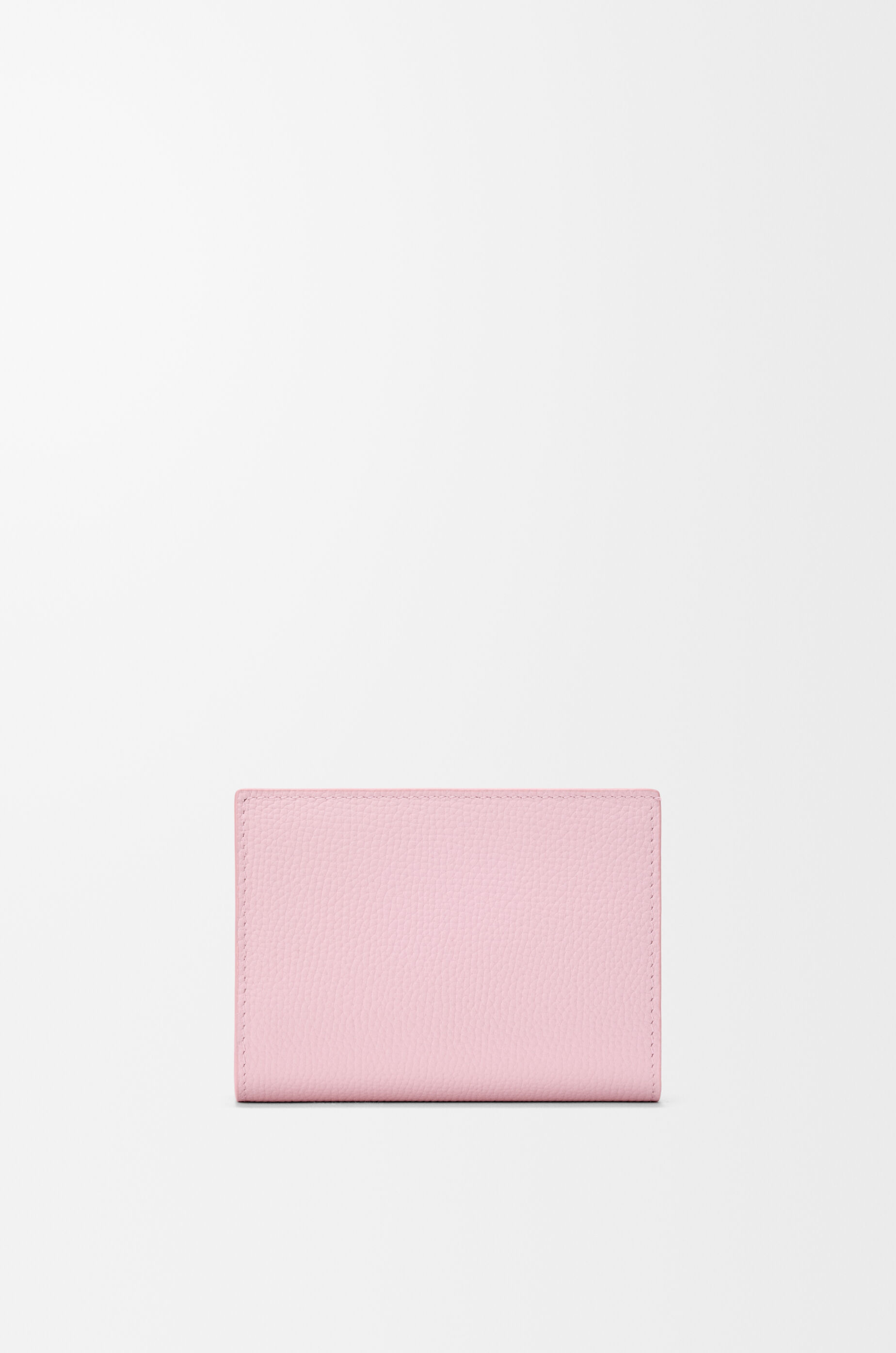 LOEWE Anagram compact wallet in pebble grained calfskin Blossom