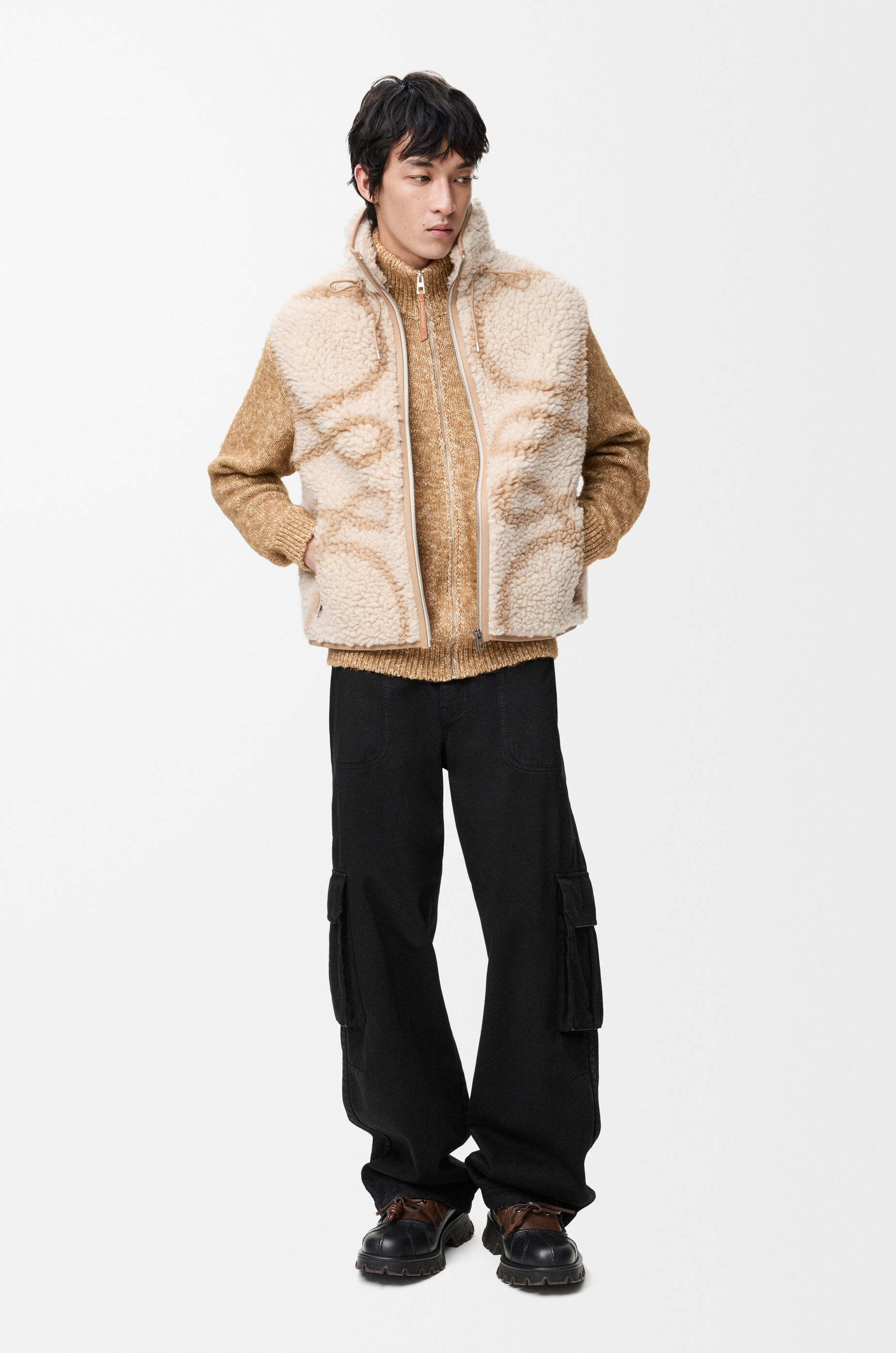 LOEWE Cargo trousers in cotton Black