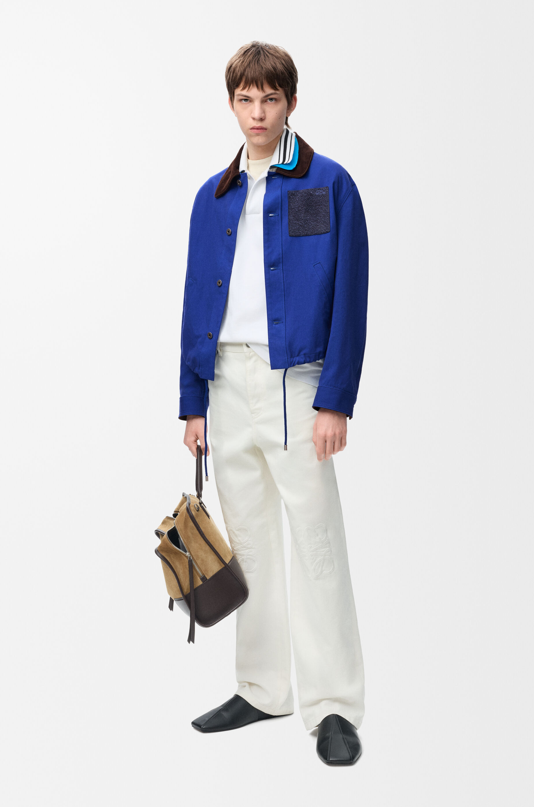 LOEWE Workwear jacket in cotton Blue