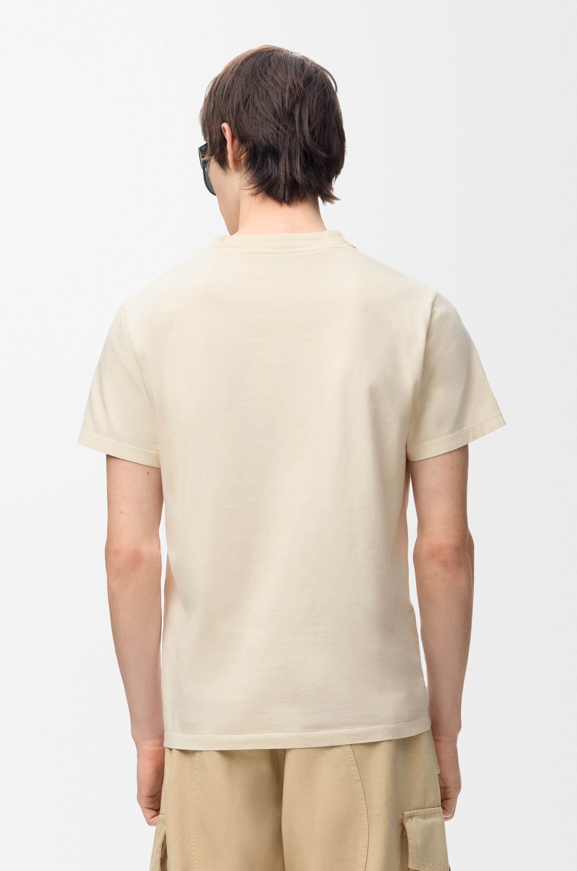 LOEWE Regular fit T-shirt in cotton Beige
