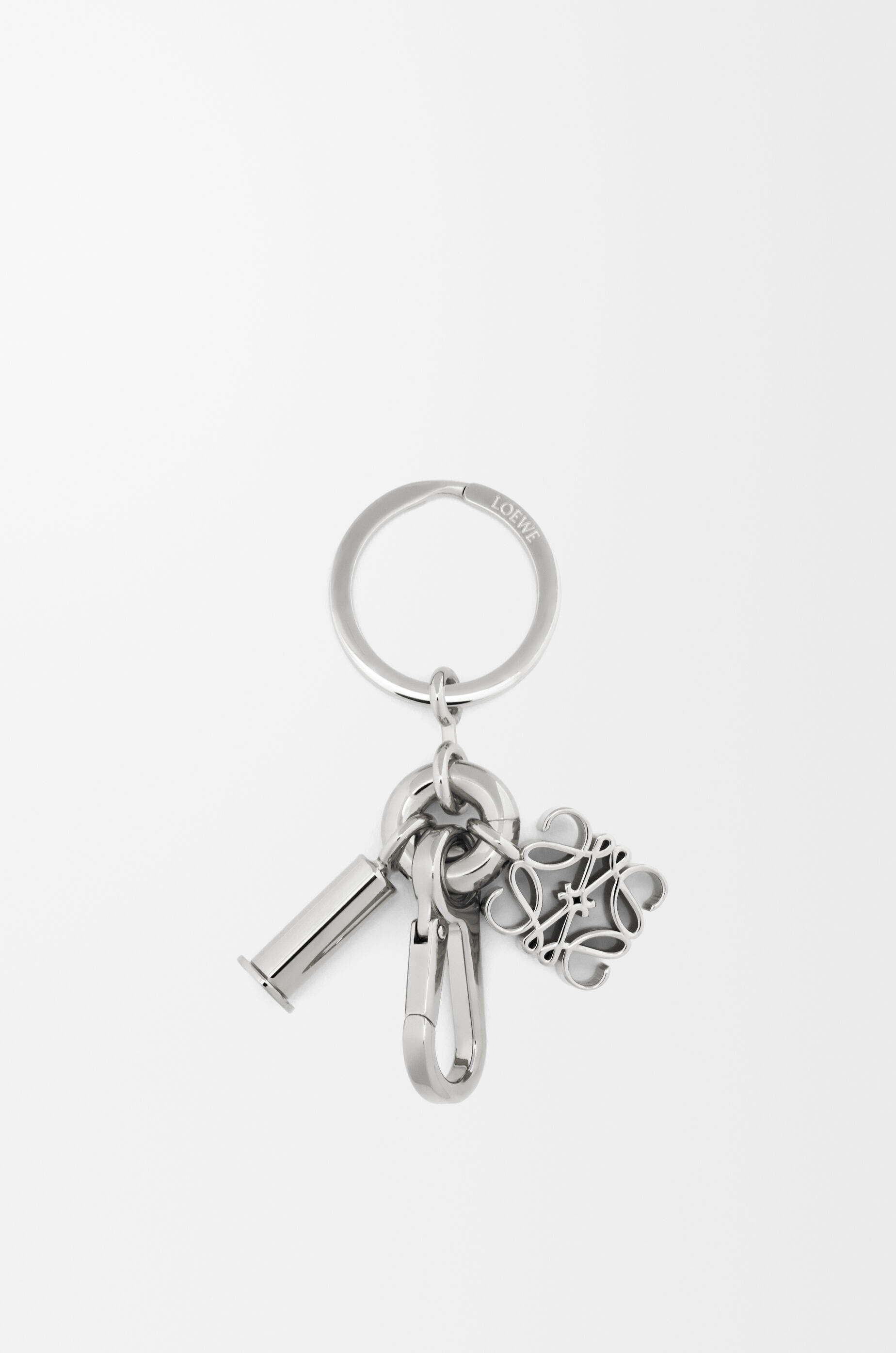 LOEWE Anagram keyring Silver
