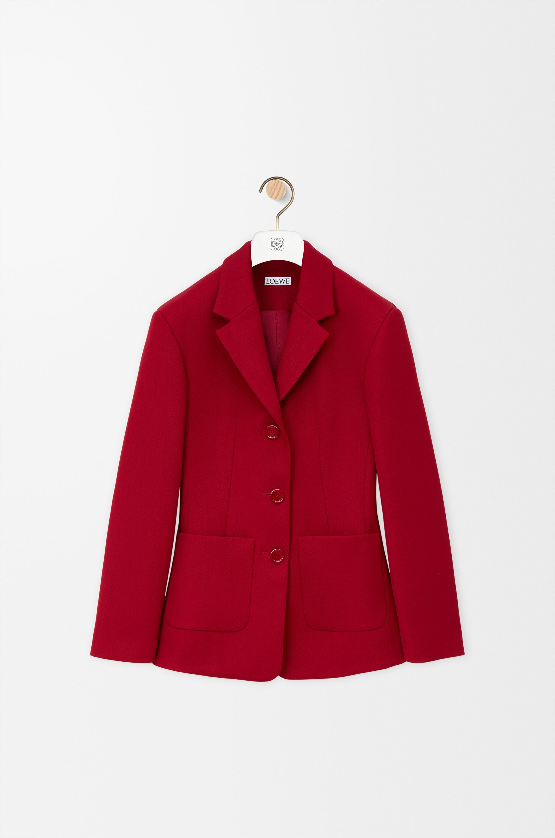 LOEWE Jacket in wool Red