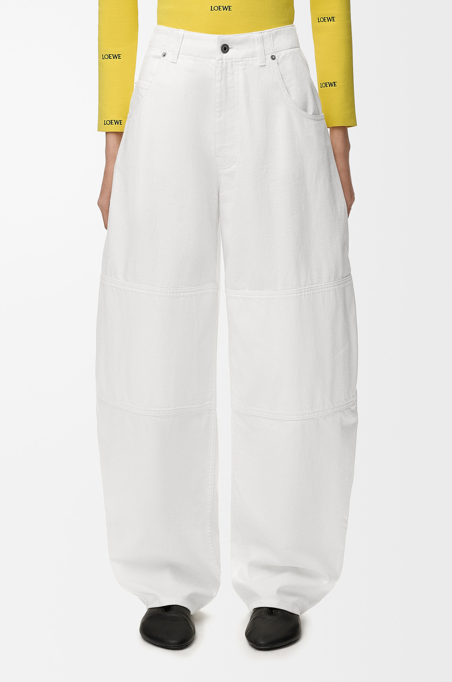LOEWE Jeans in denim White