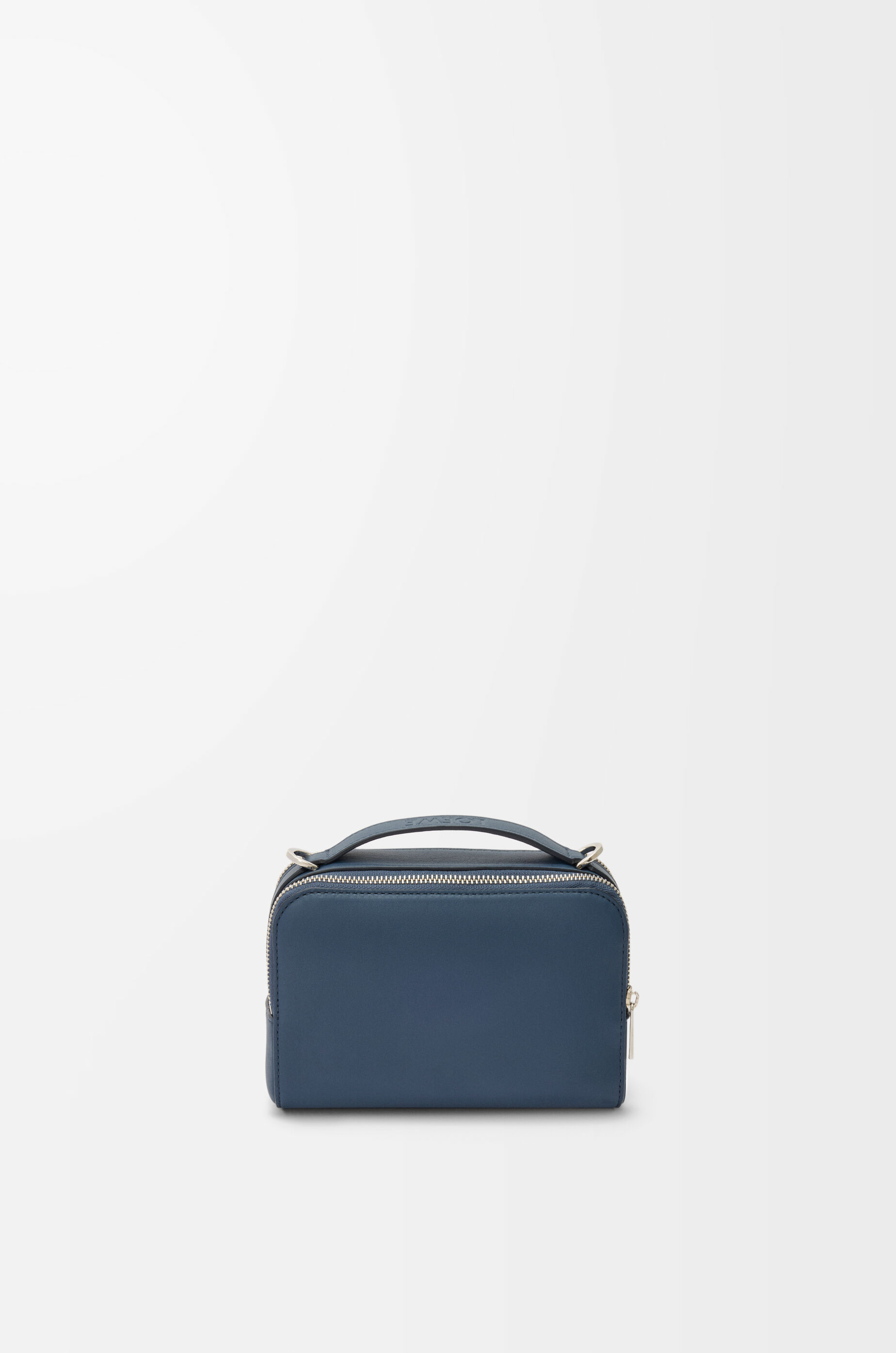 LOEWE Mini crossbody camera bag in satin calfskin Indigo Dye