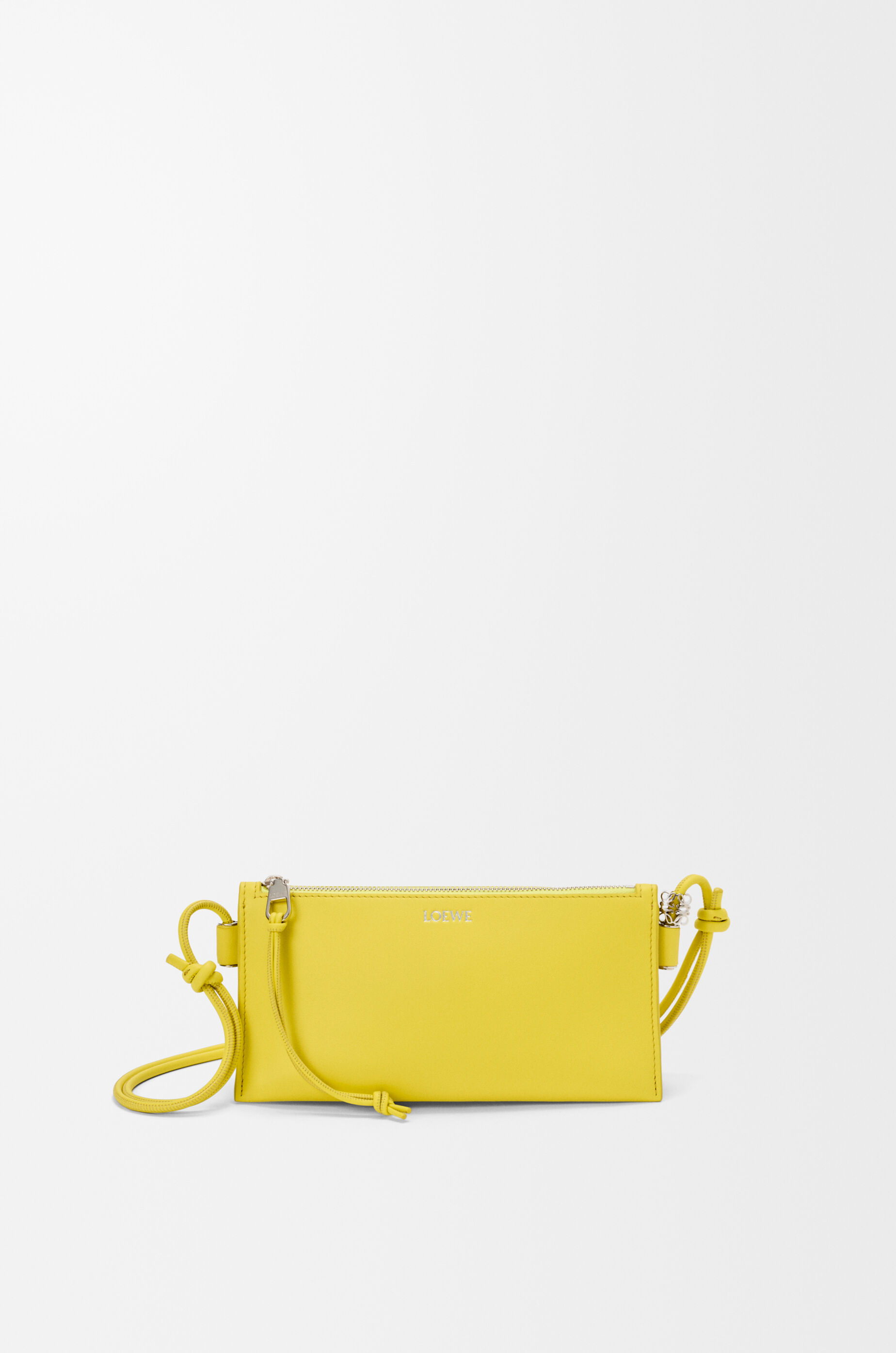 LOEWE Joya pouch in nappa calfskin Lemon