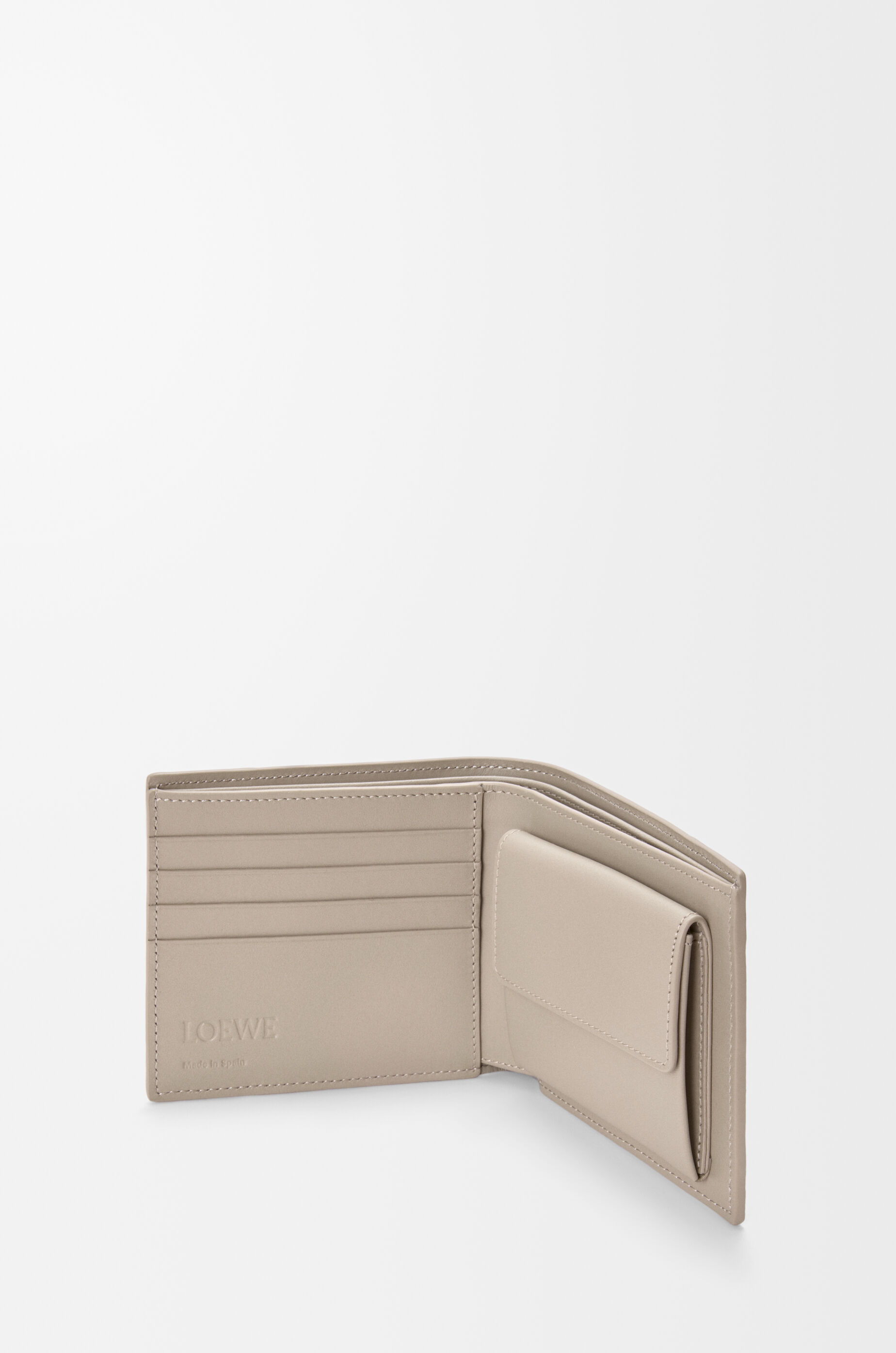 LOEWE Puzzle bifold coin wallet in classic calfskin Corda