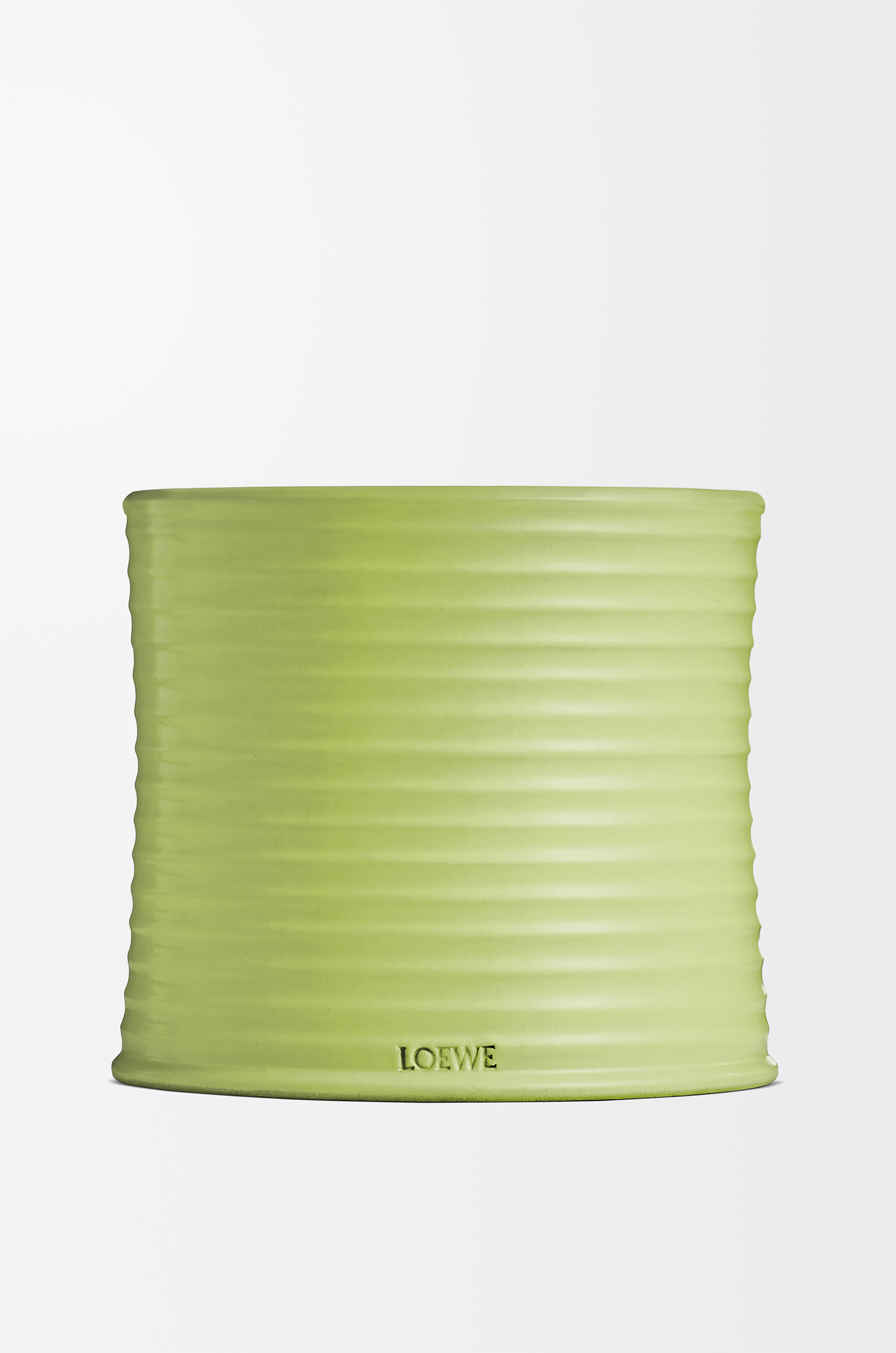 LOEWE Large Cucumber candle Light Green