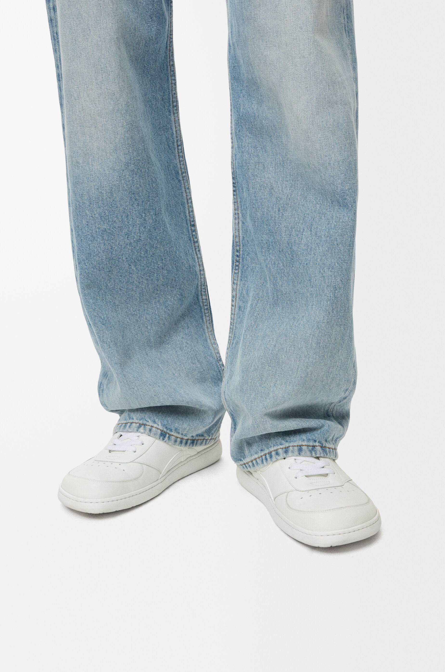 LOEWE Jambo sneaker in soft grained calfskin White
