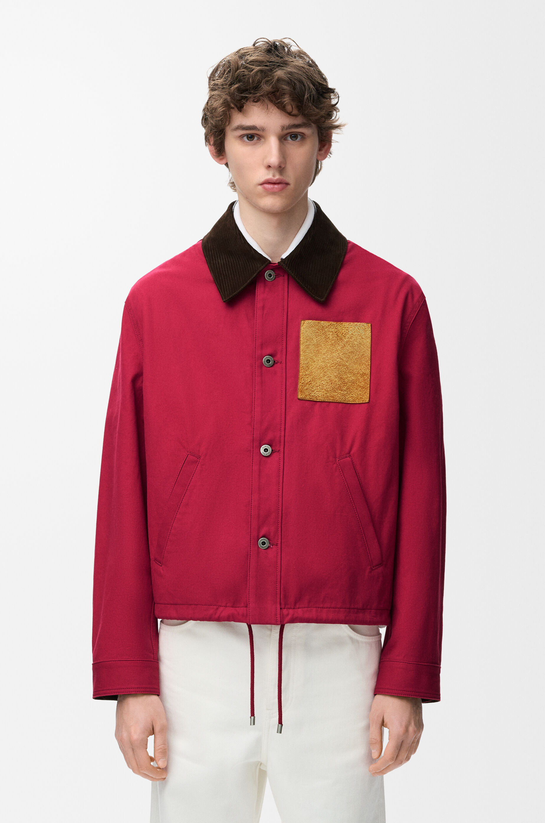 LOEWE Workwear jacket in cotton Red