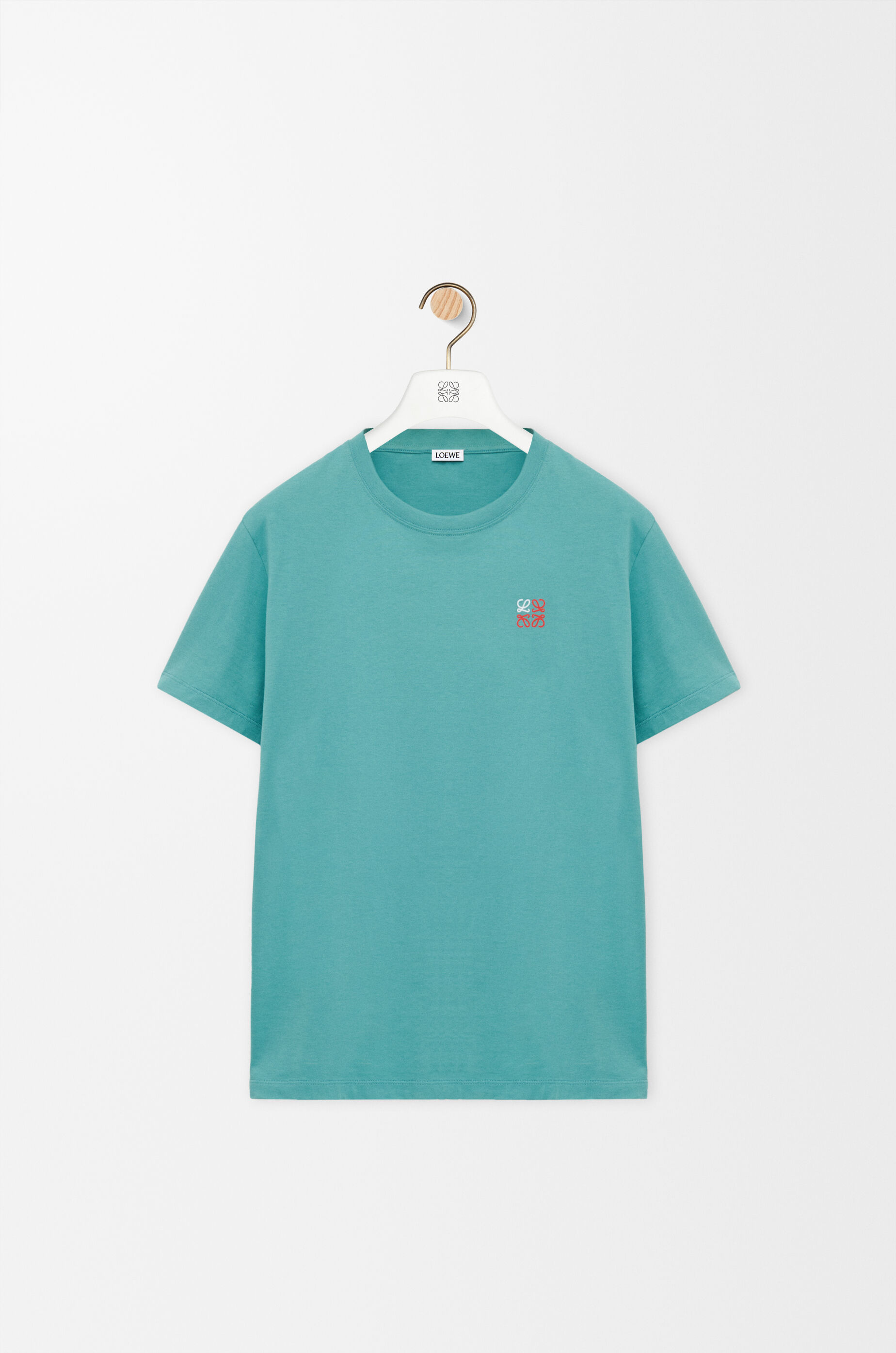 LOEWE Regular fit T-shirt in cotton Light Blue
