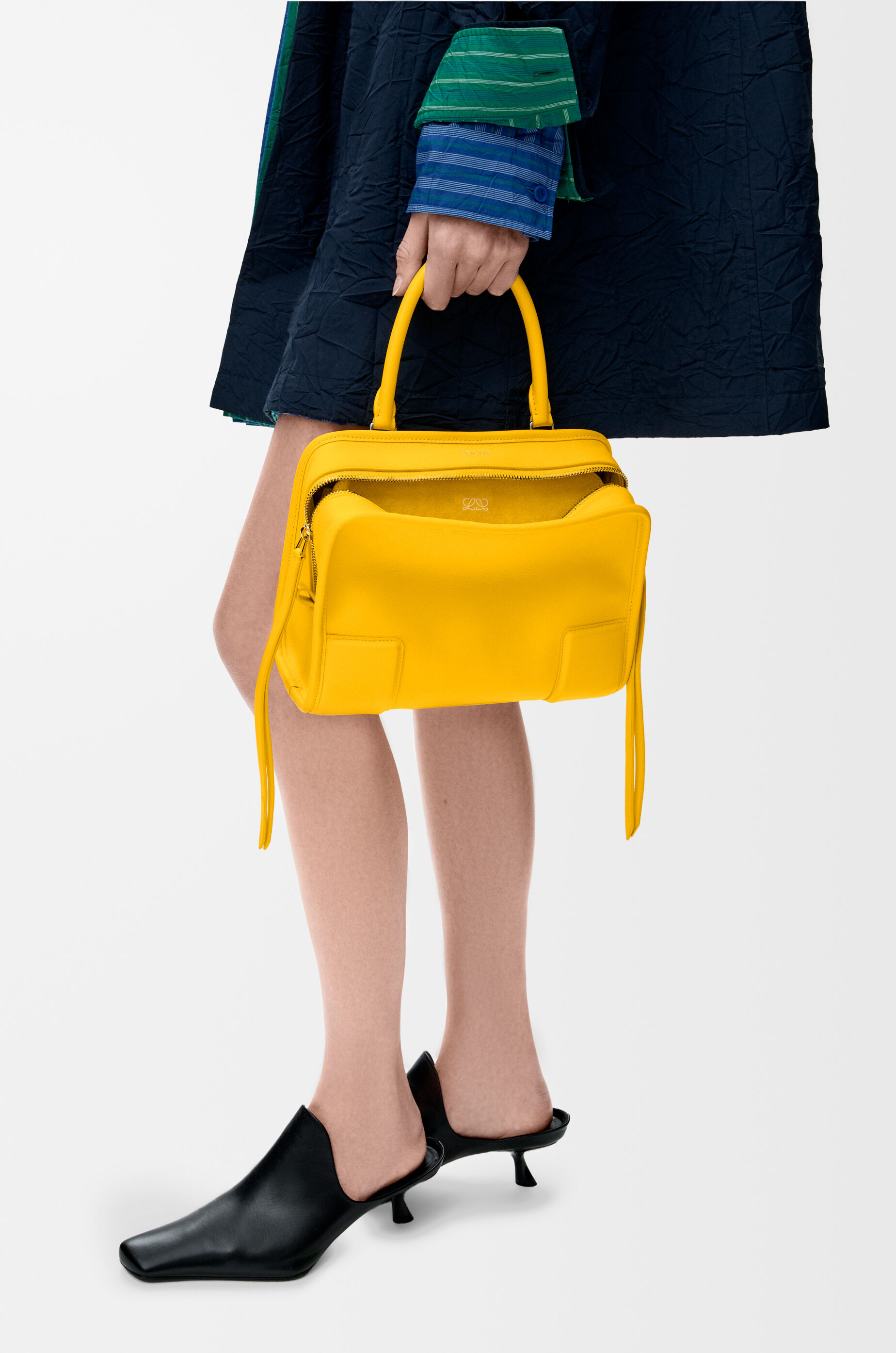 LOEWE Small Amazona 180 bag in soft calfskin Daisy Yellow