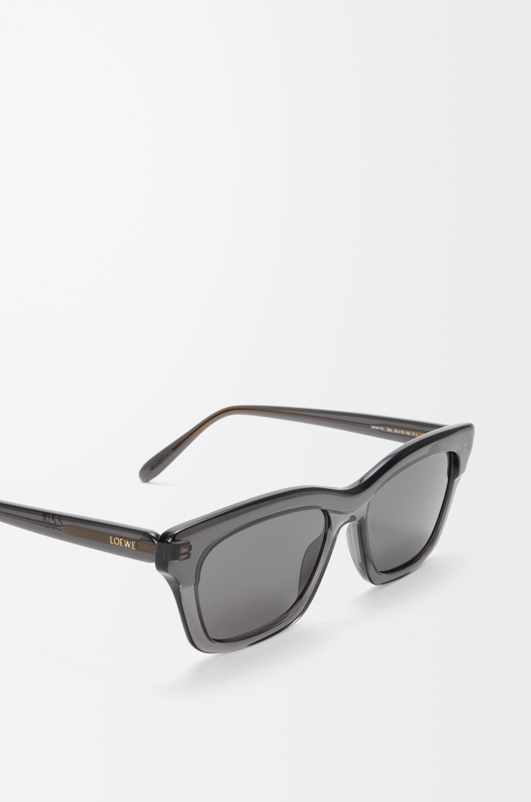 LOEWE Sigma Slim sunglasses Transparent Grey/Black