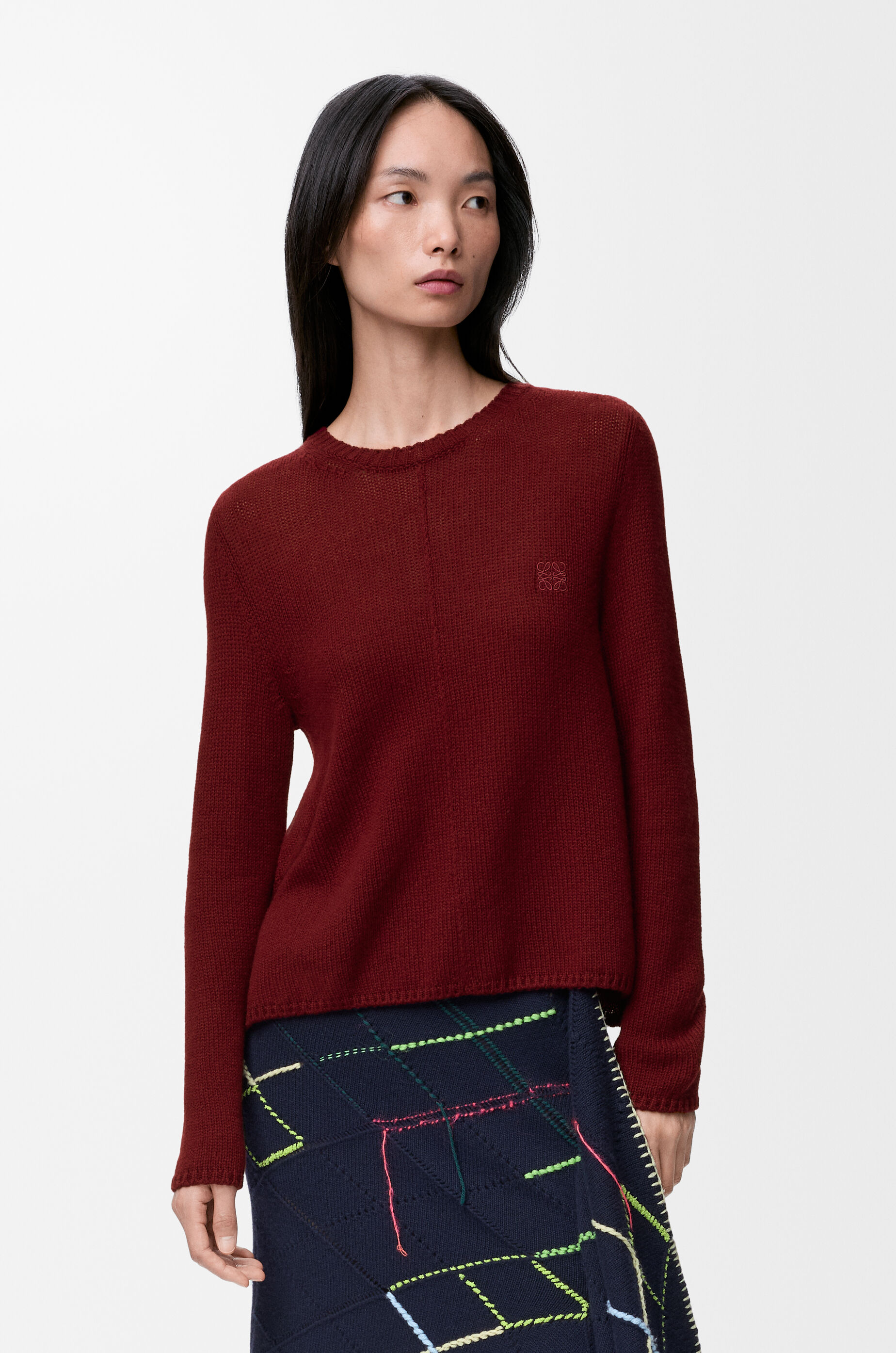 LOEWE Sweater in cashmere Burgundy