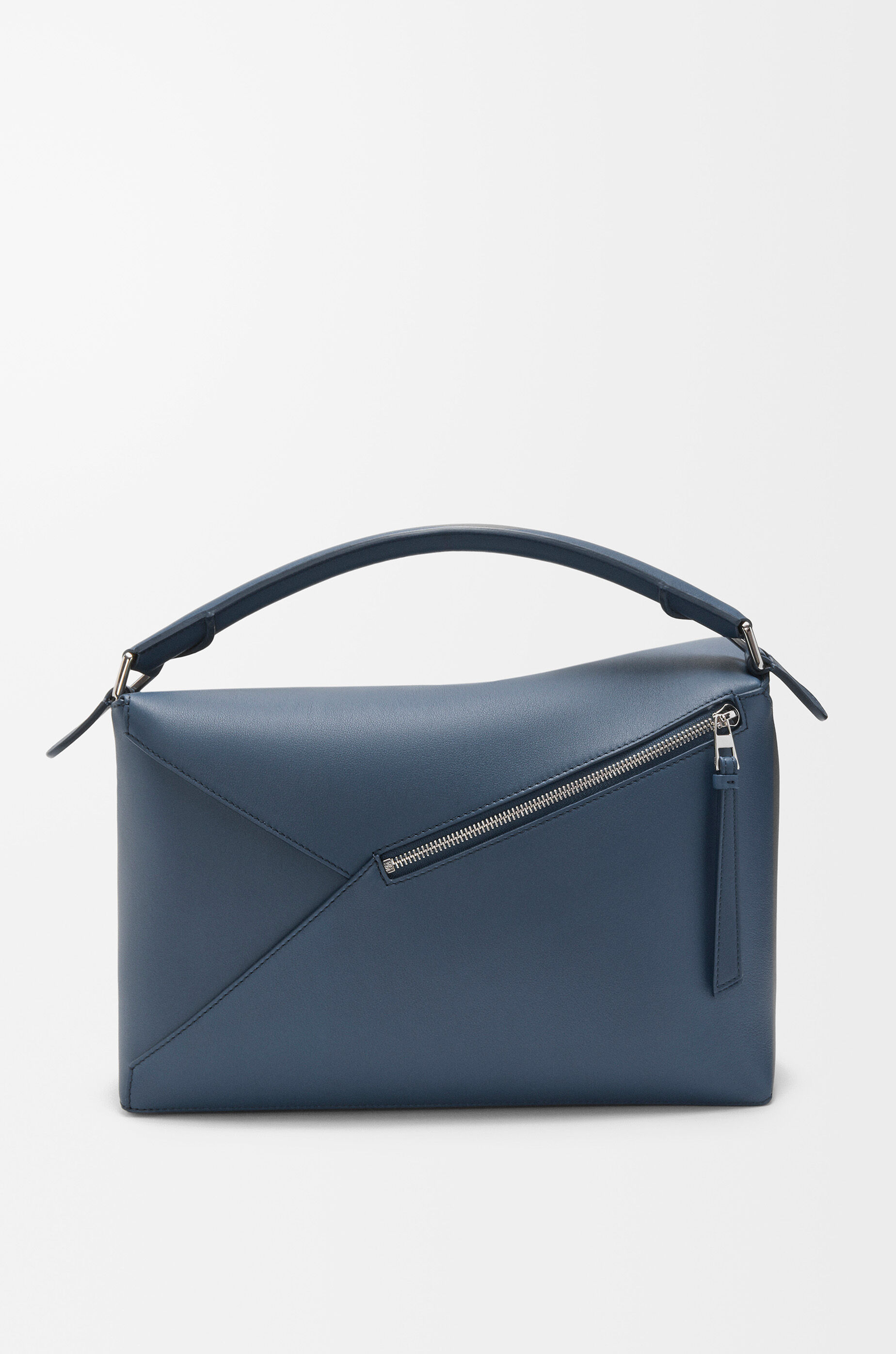LOEWE Large Puzzle Edge bag in classic calfskin Indigo Dye
