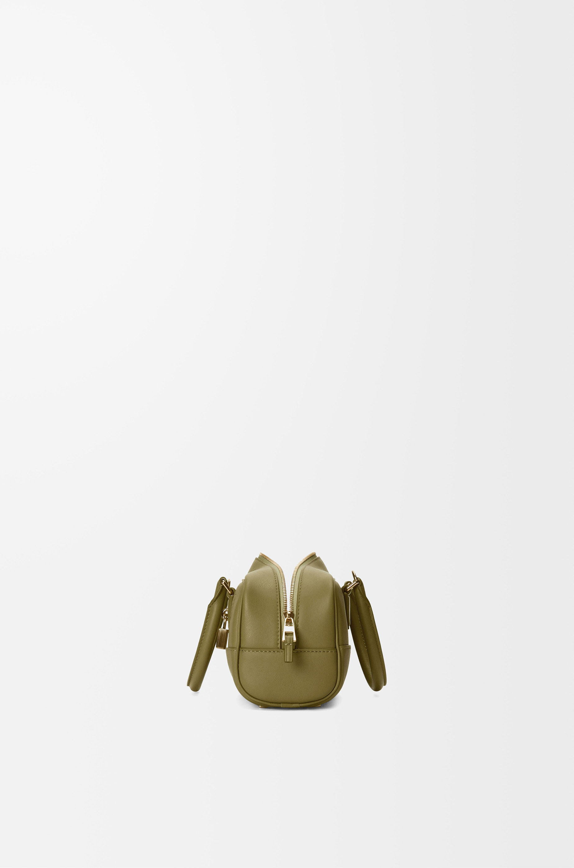 LOEWE Amazona 23 cropped bag in nappa calfskin Olive
