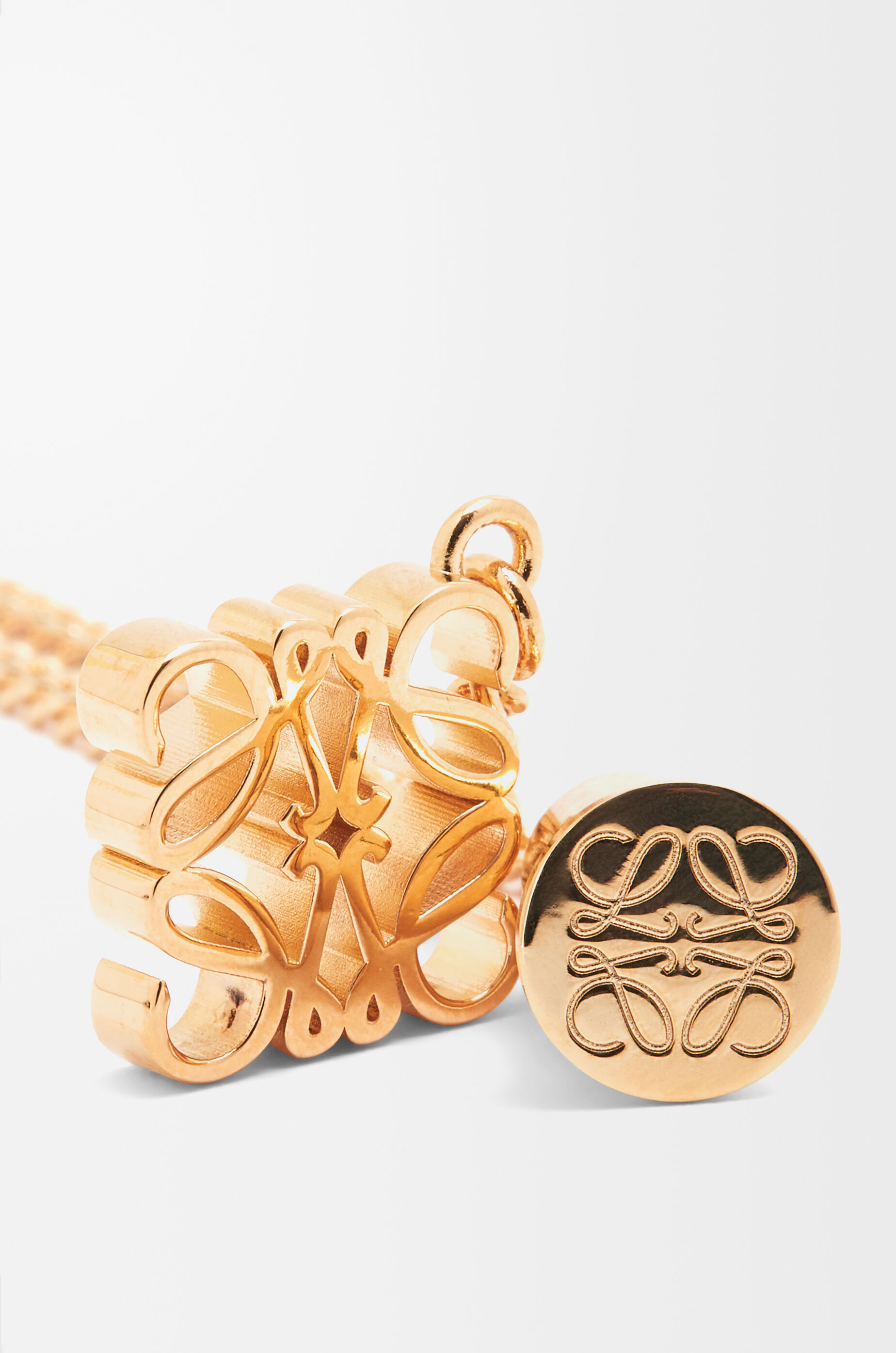 LOEWE Personalisation necklace in metal Gold