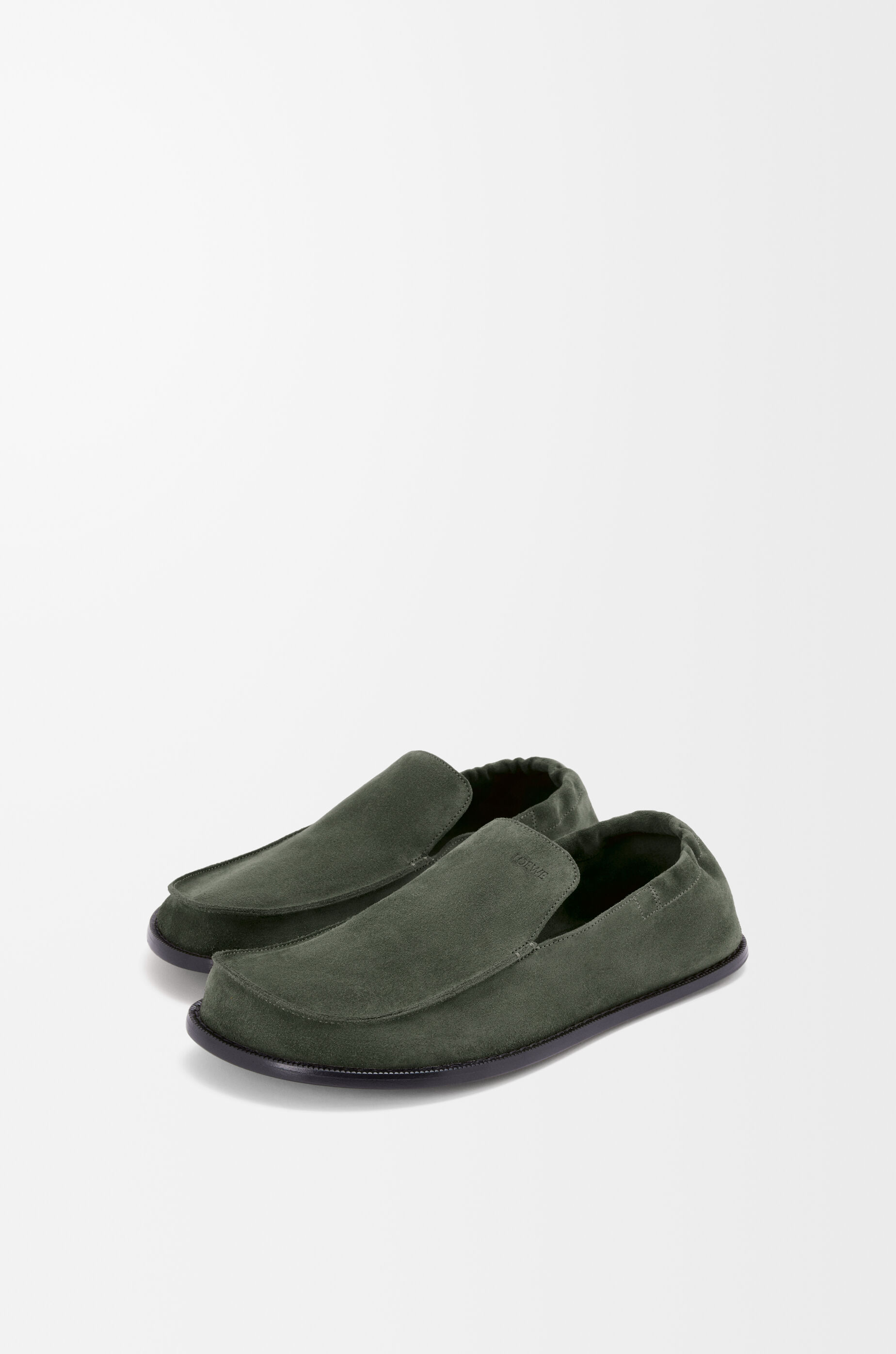 LOEWE Flex loafer in suede Sage