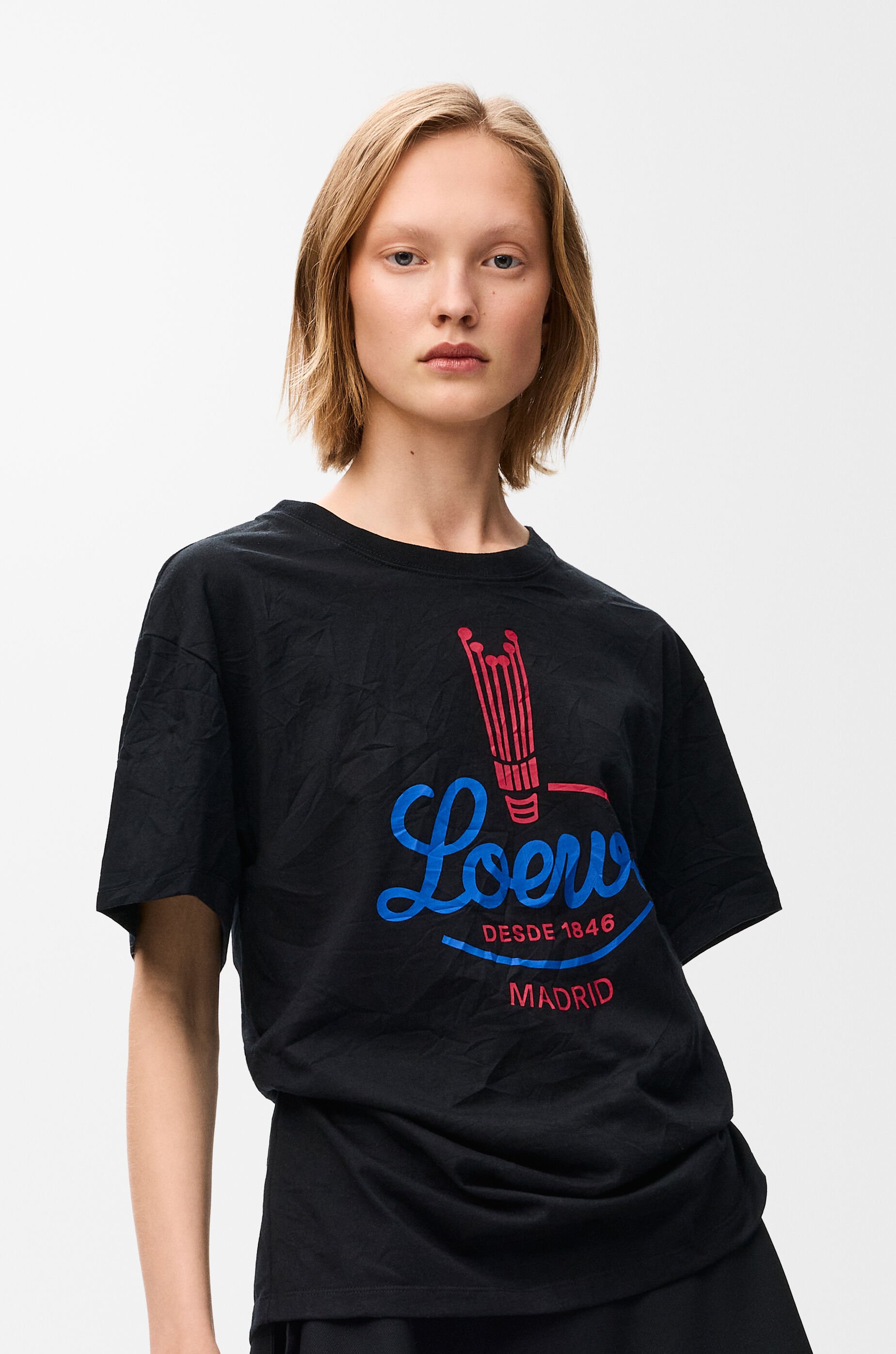 LOEWE T-shirt in cotton blend Black