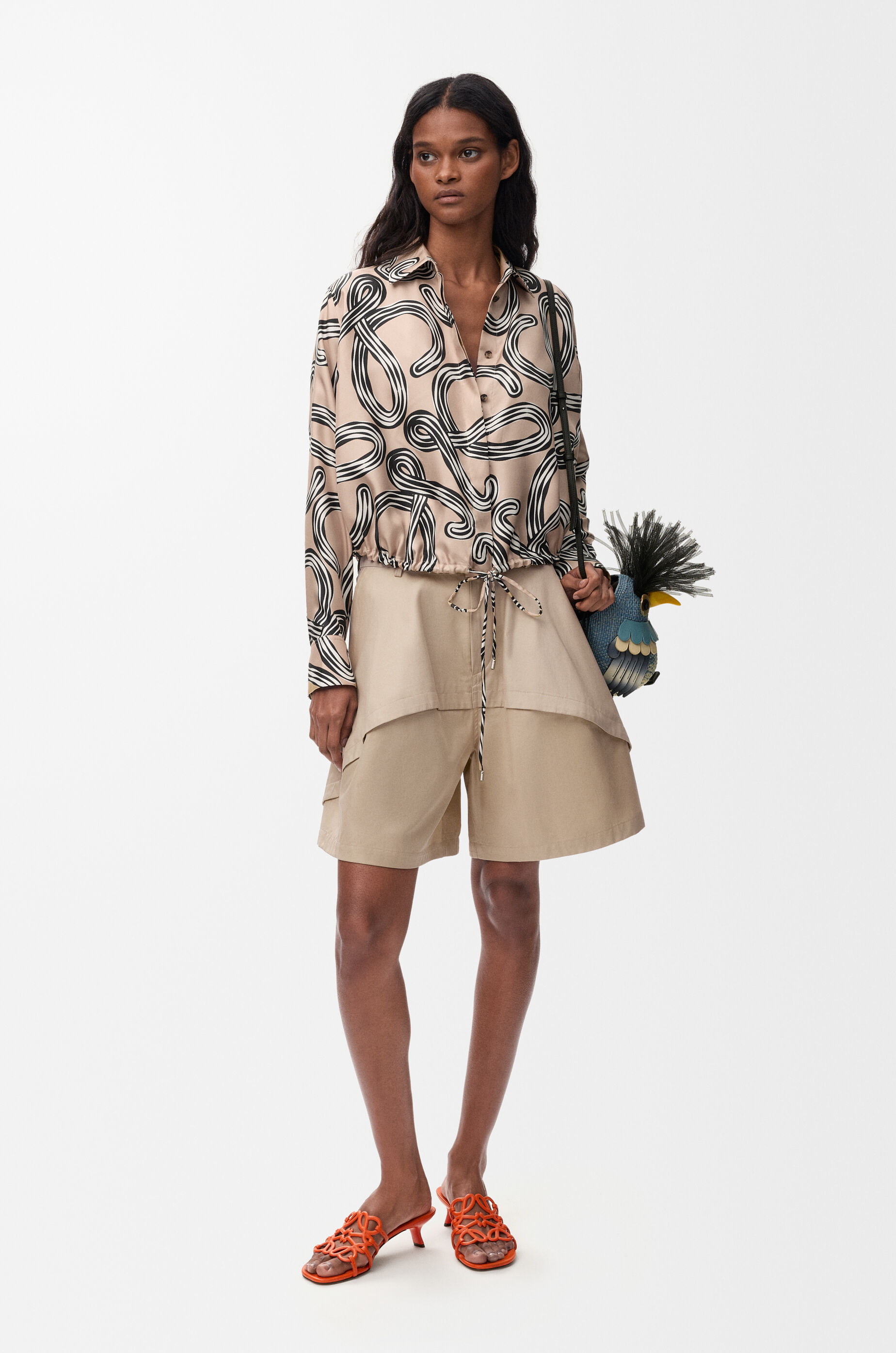 LOEWE Shorts in cotton Beige