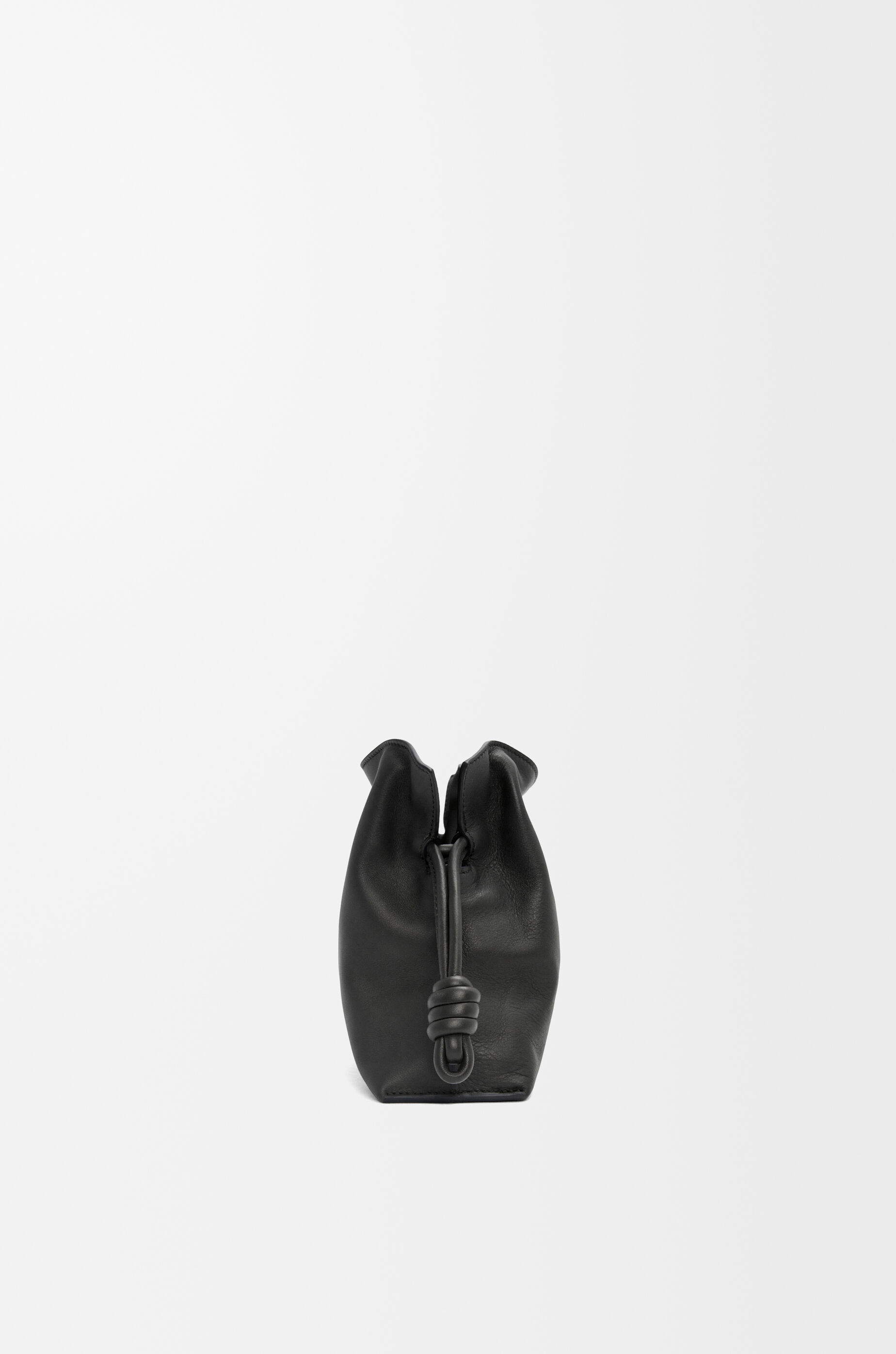 LOEWE Mini Flamenco clutch in nappa calfskin Black