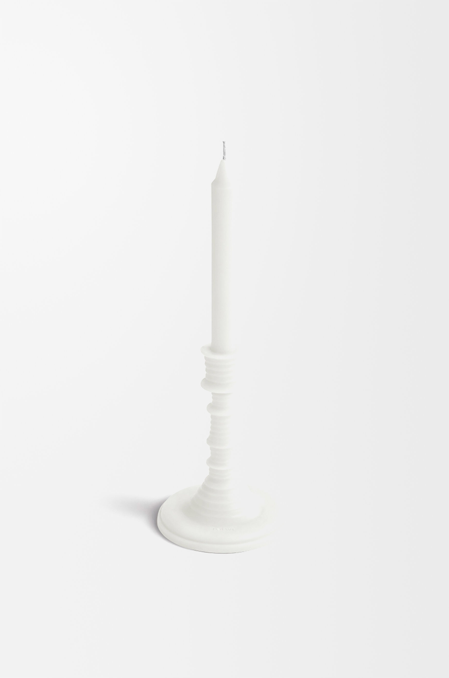 LOEWE Oregano wax candleholder White