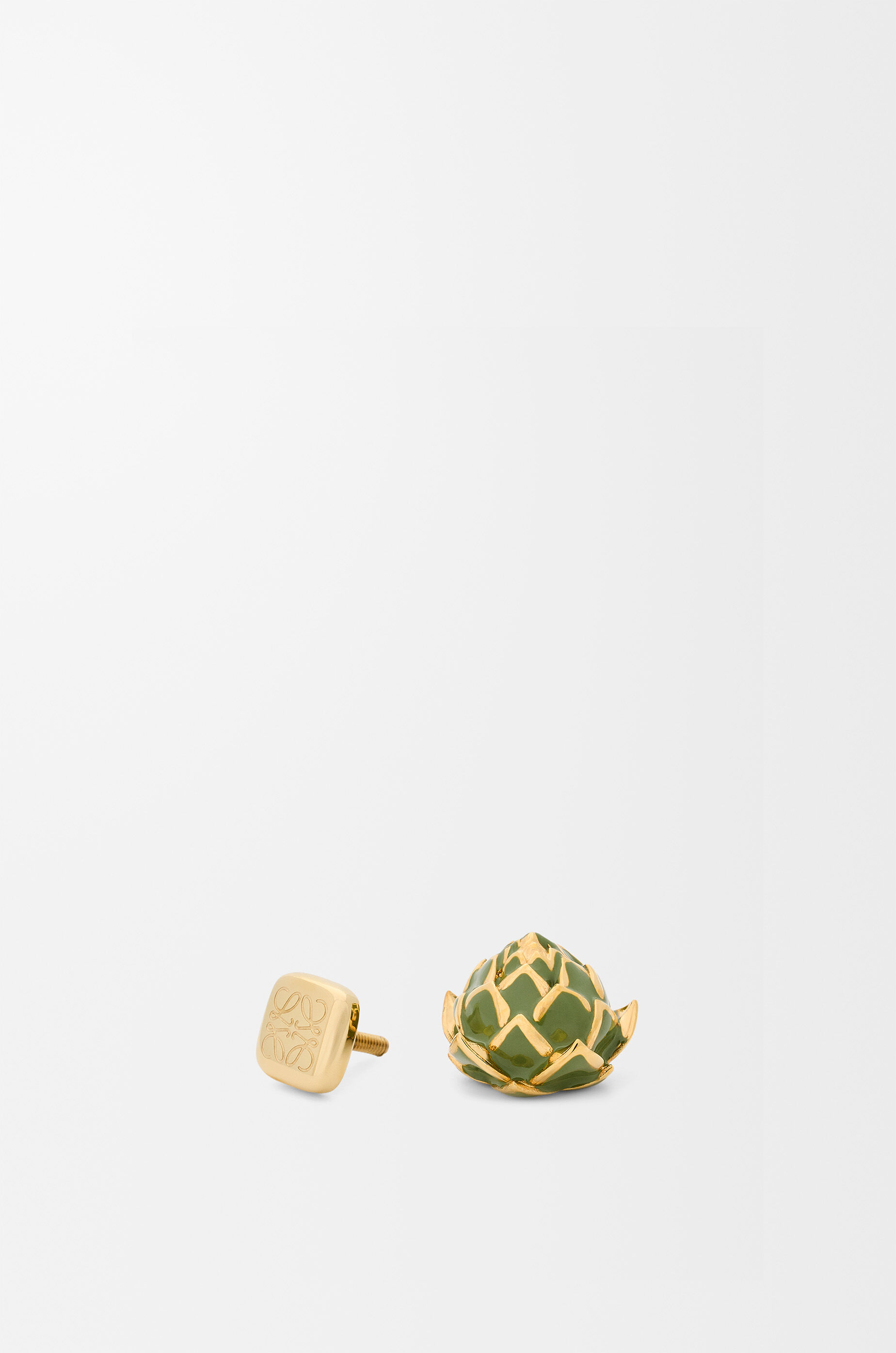 LOEWE Artichoke pin Green