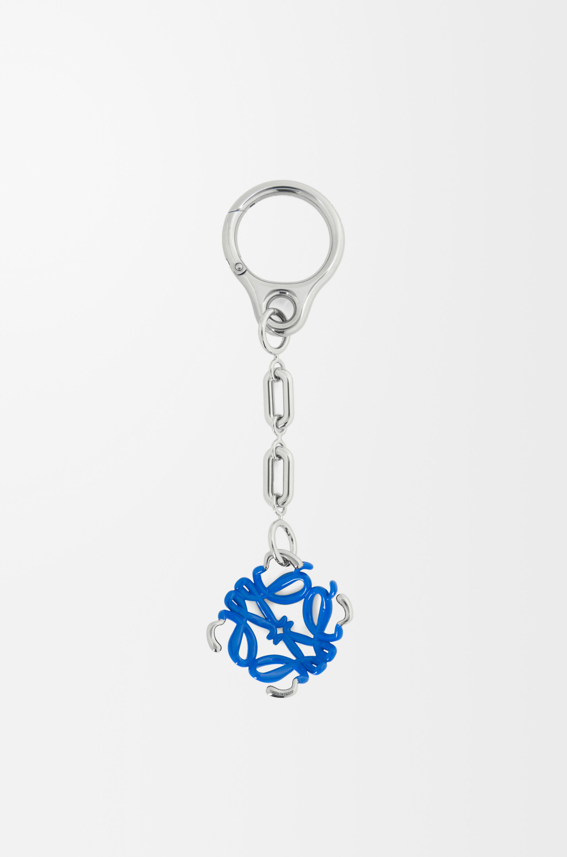 LOEWE Scarabeo Anagram charm Silver/Blue