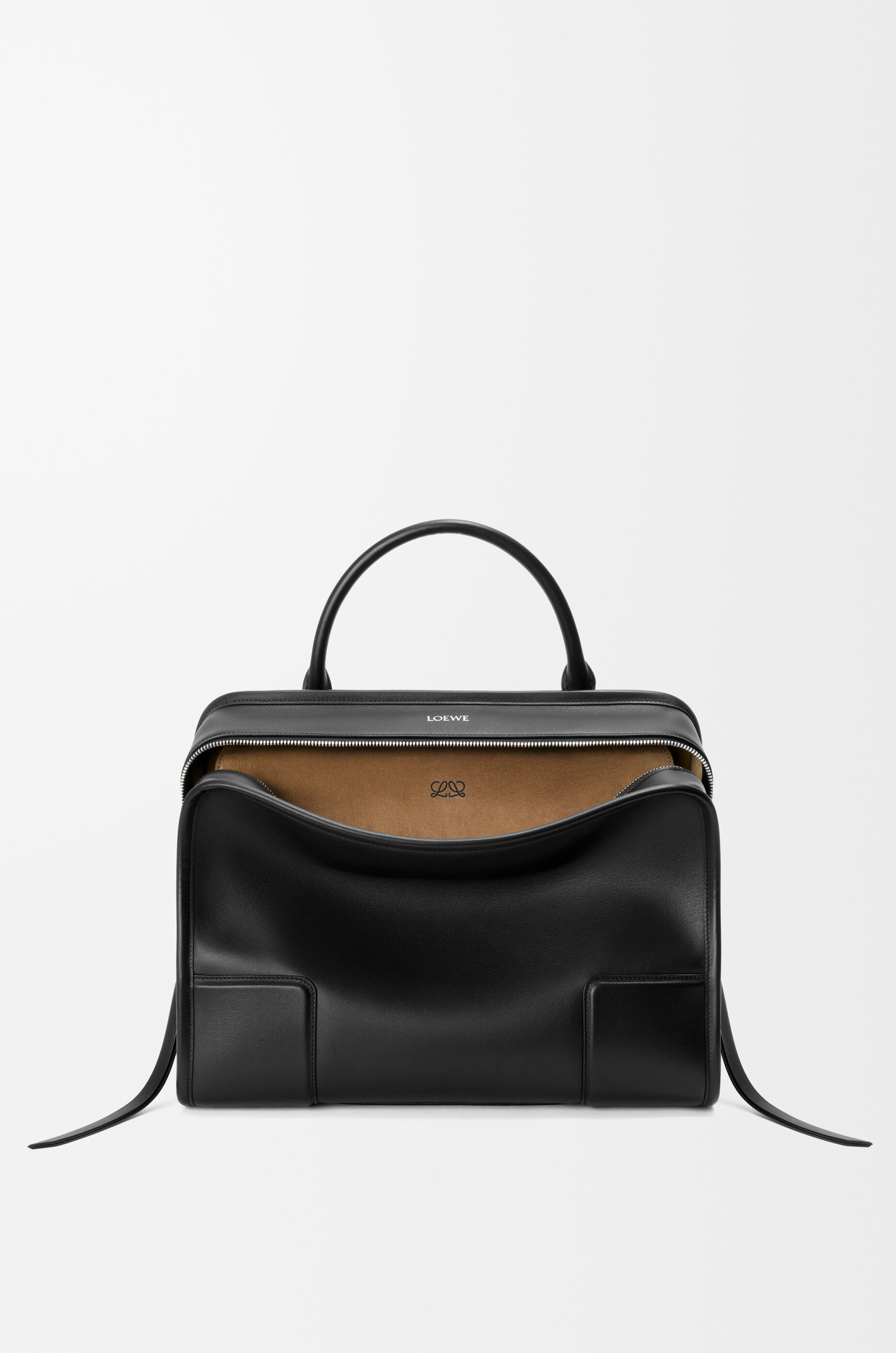 LOEWE Large Amazona 180 bag in soft calfskin Black