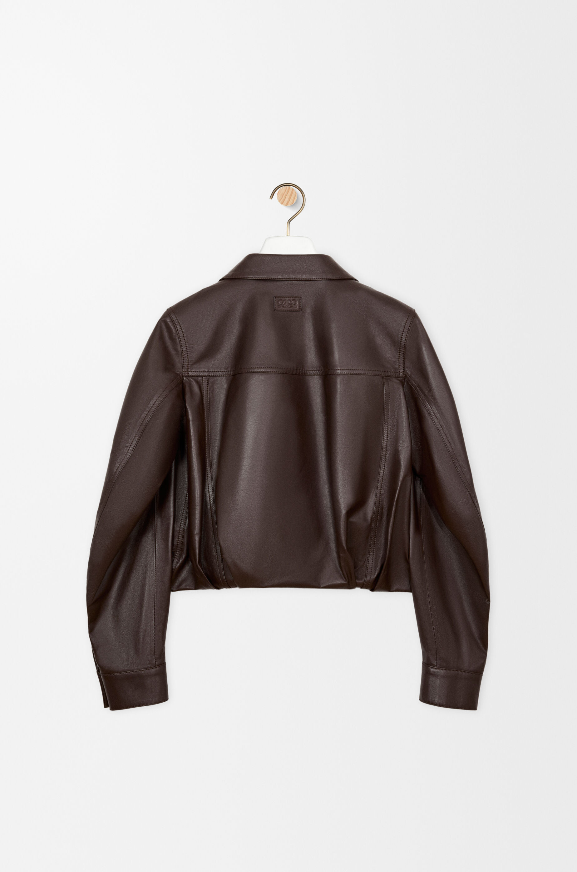 LOEWE Jacket in nappa lambskin Dark Brown