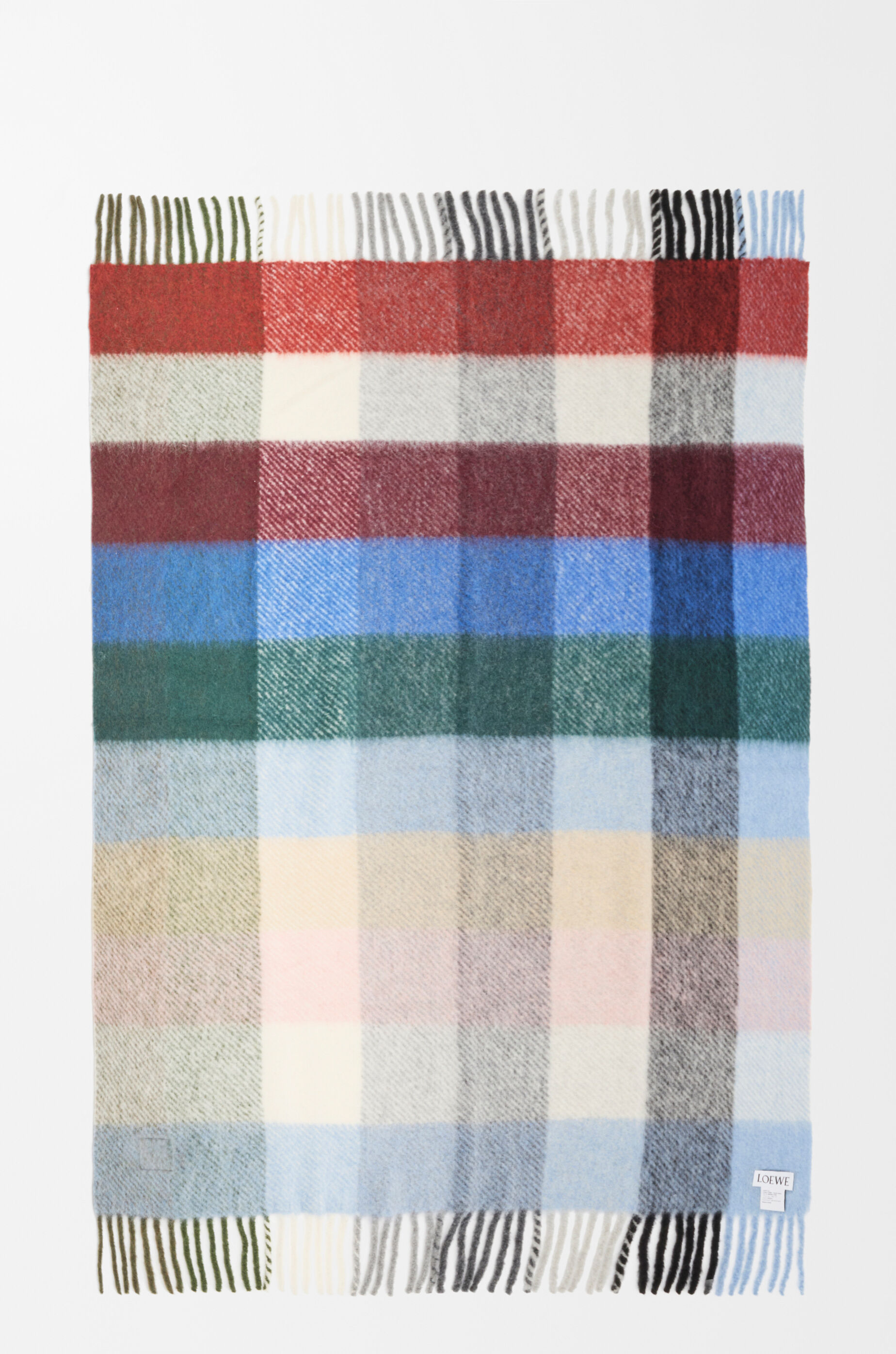 LOEWE Blanket in alpaca and wool blend Multicolor