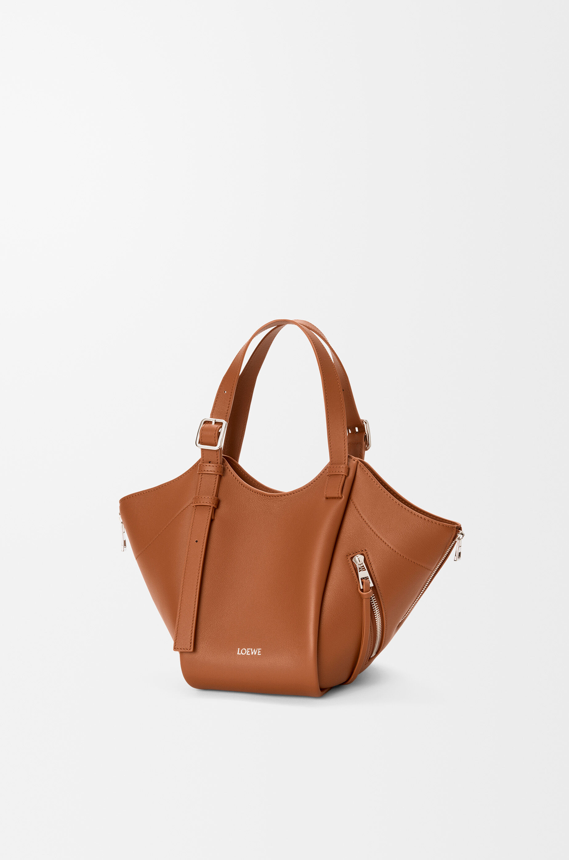 LOEWE Hammock Flip bag in classic calfskin Squirrel
