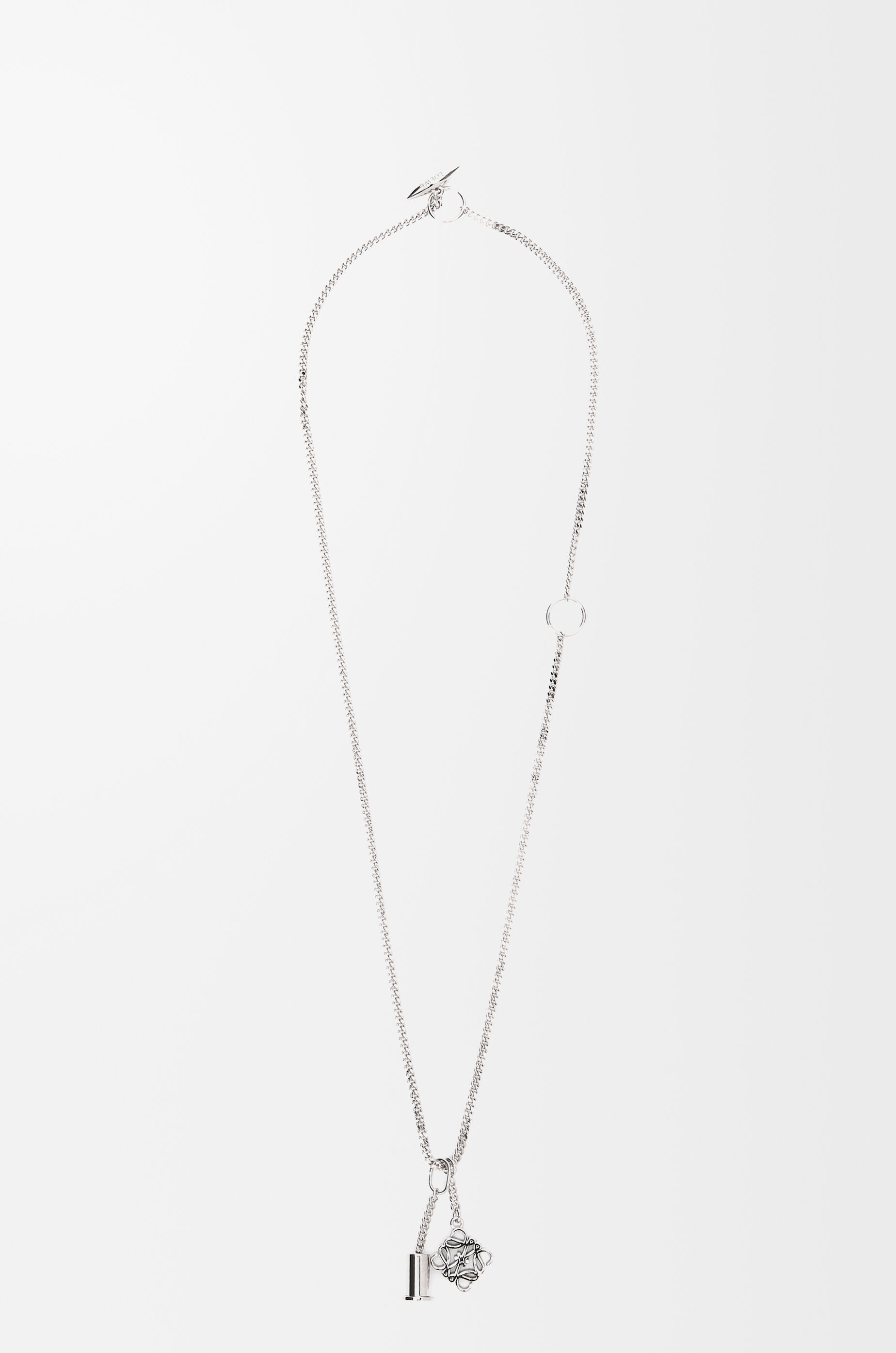 LOEWE Personalisation necklace in metal Palladium