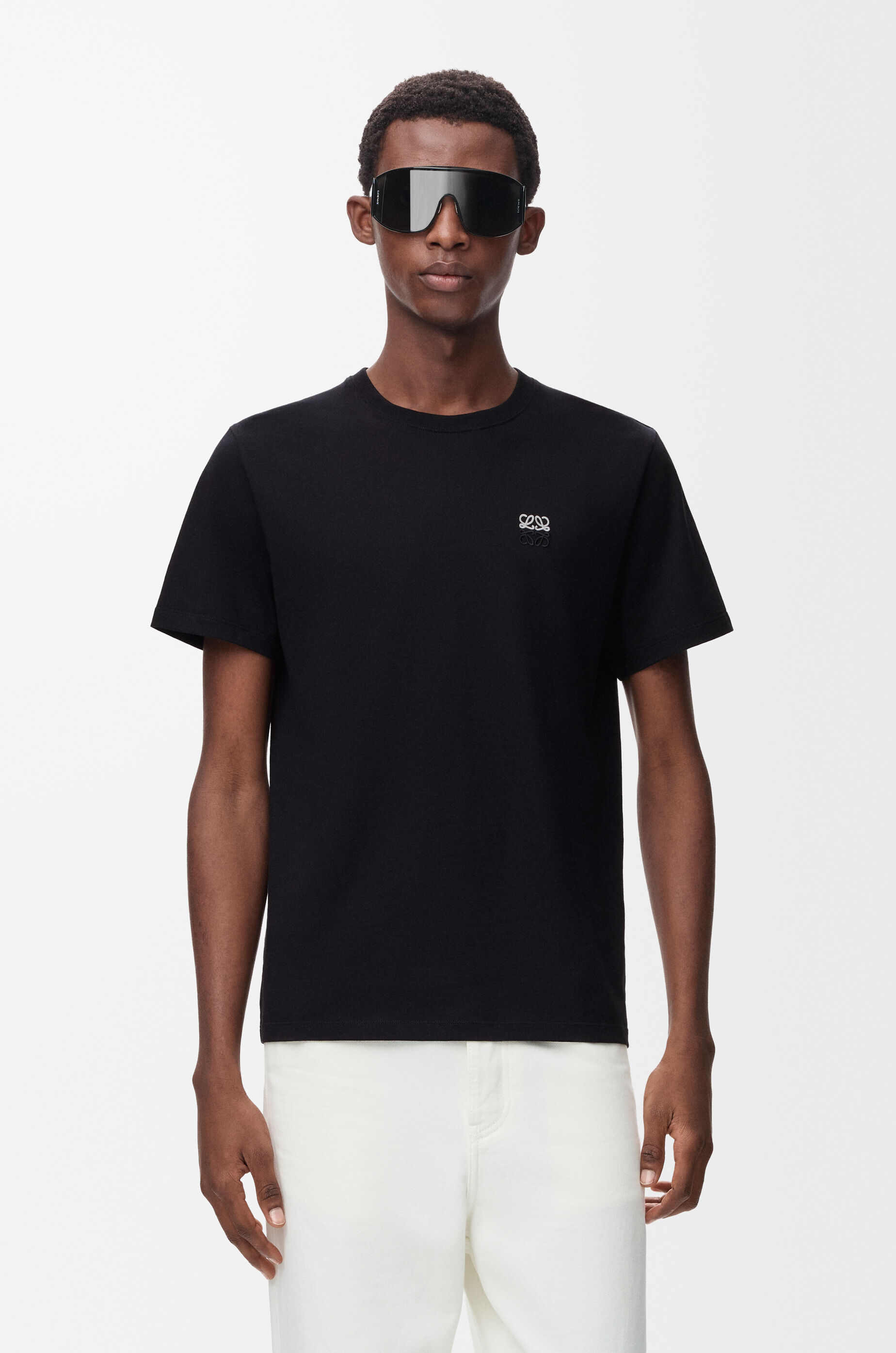 LOEWE Regular fit T-shirt in cotton Black