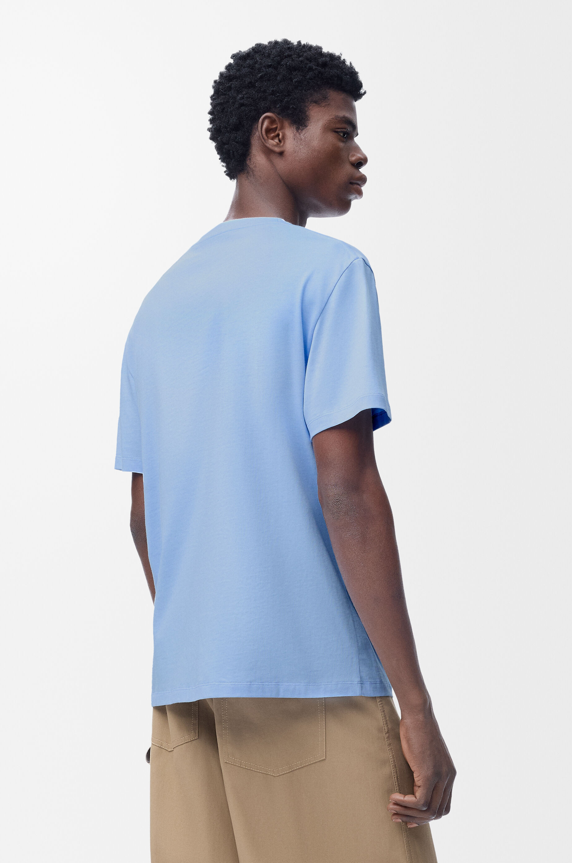 LOEWE Relaxed fit T-shirt in cotton Sky Blue